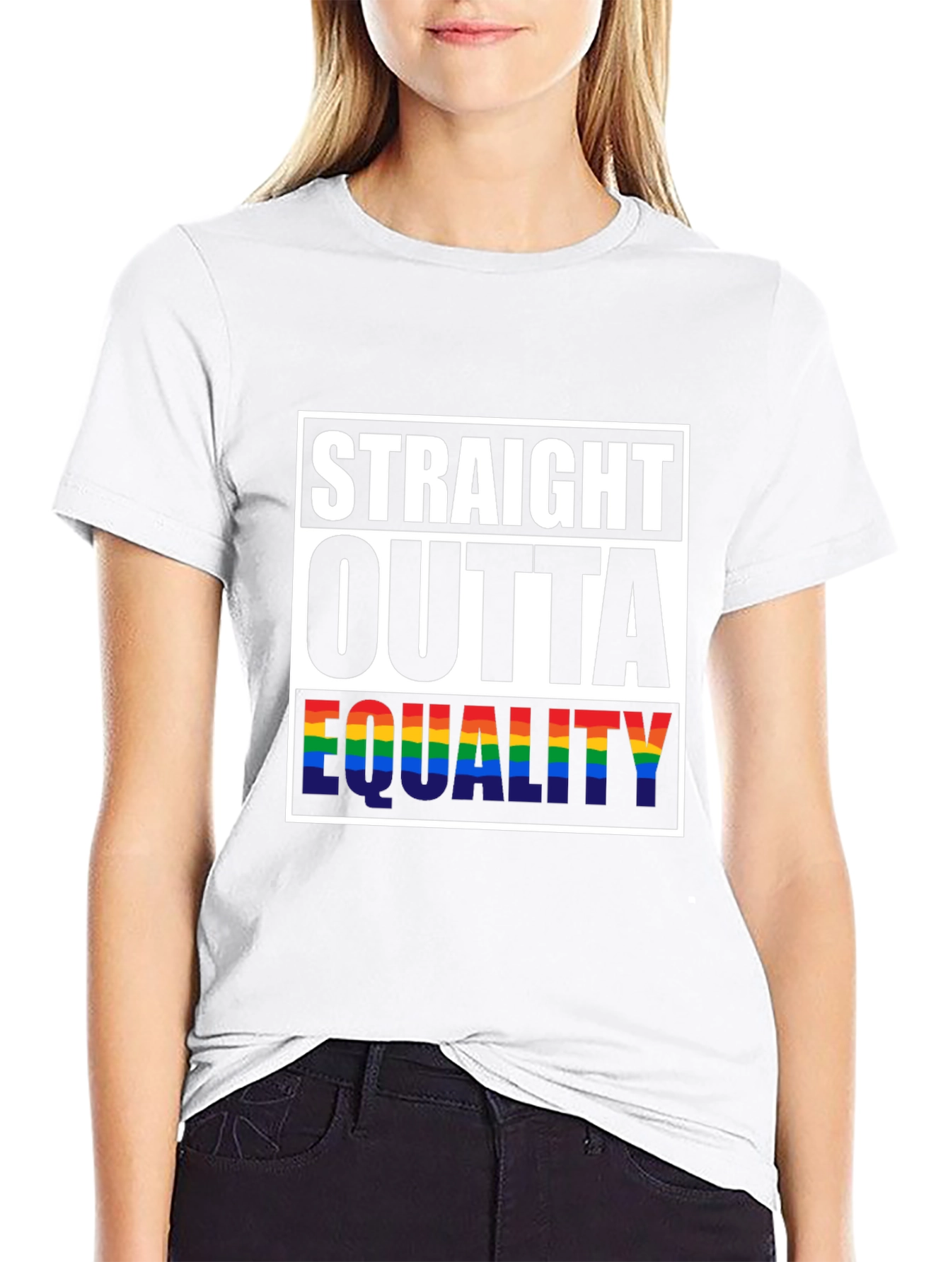 Straight Outta Equality Pride T-Shirt