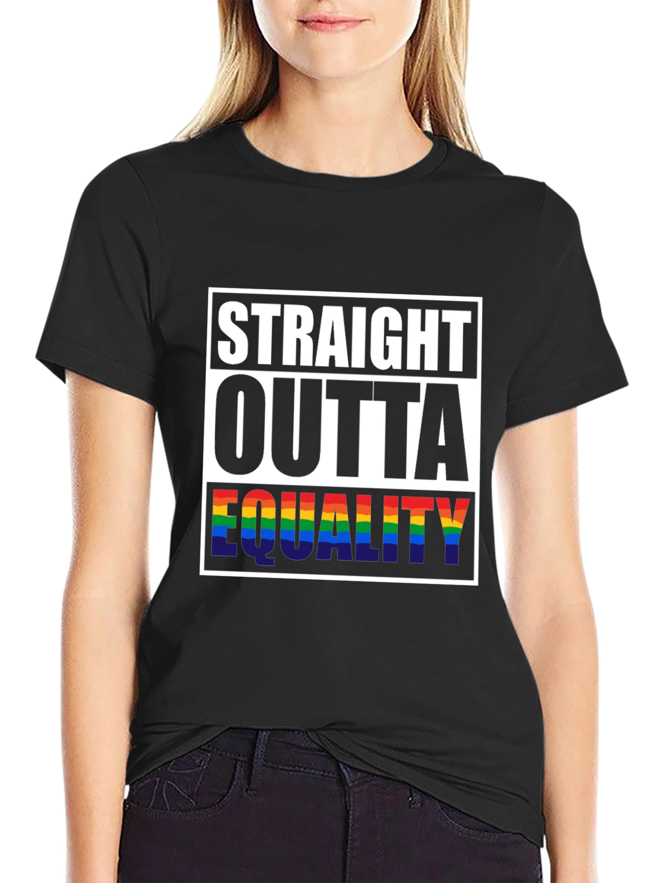 Straight Outta Equality Pride T-Shirt