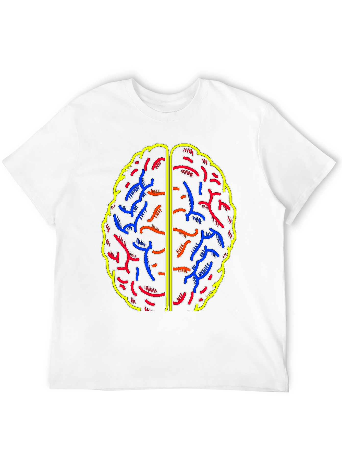 Brain Graphic Black T-Shirt