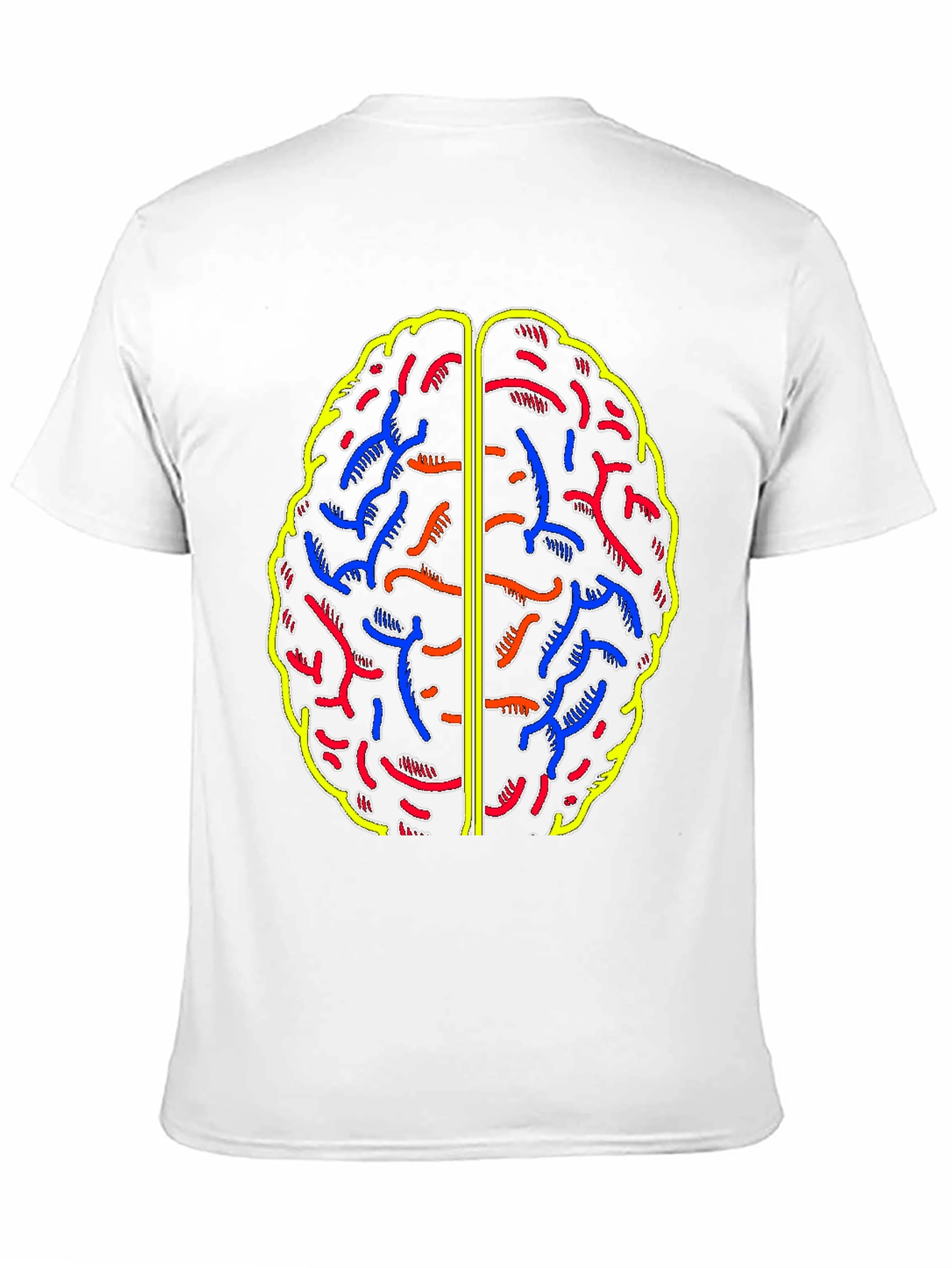 Brain Graphic Black T-Shirt