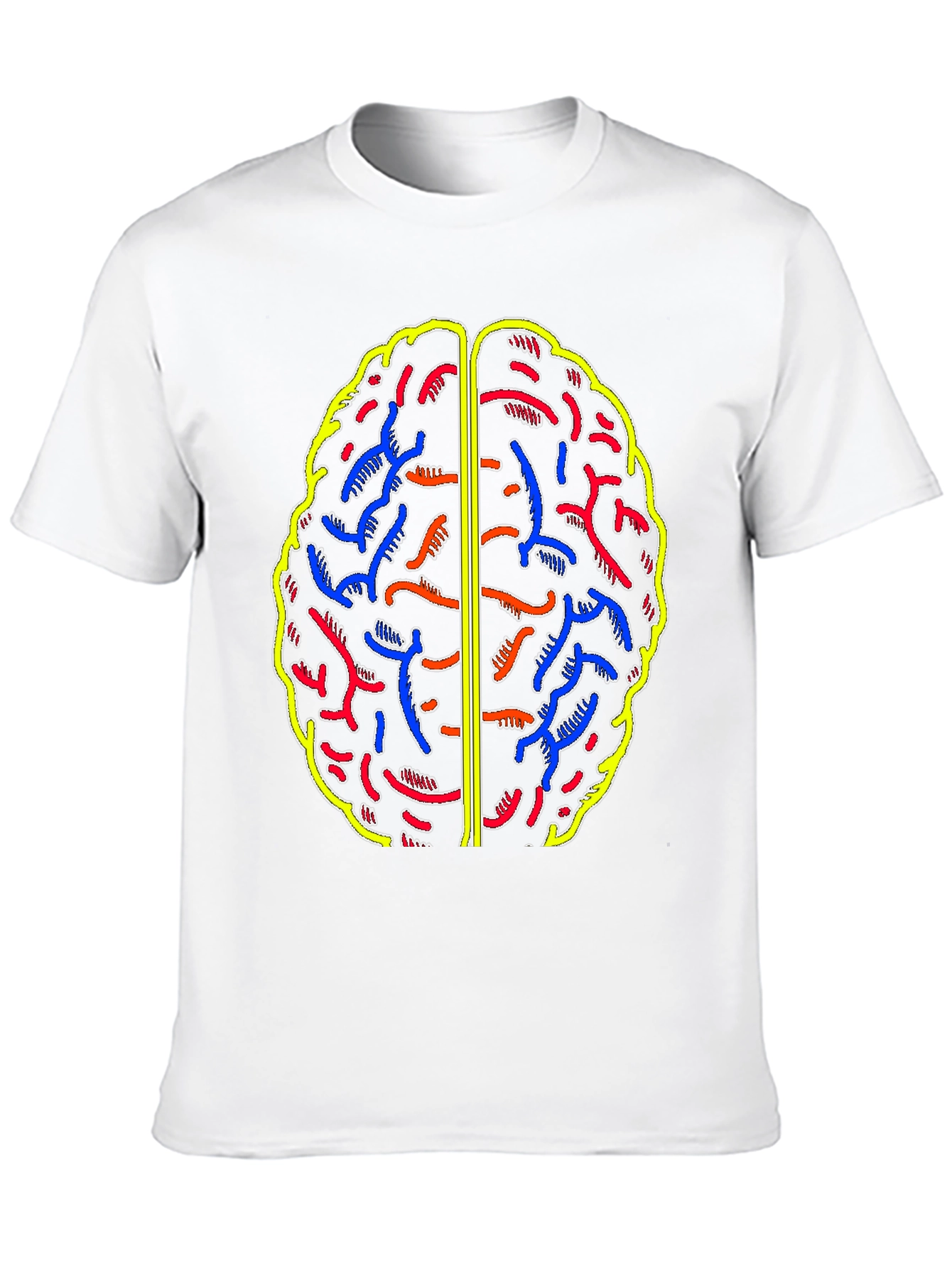 Brain Graphic Black T-Shirt