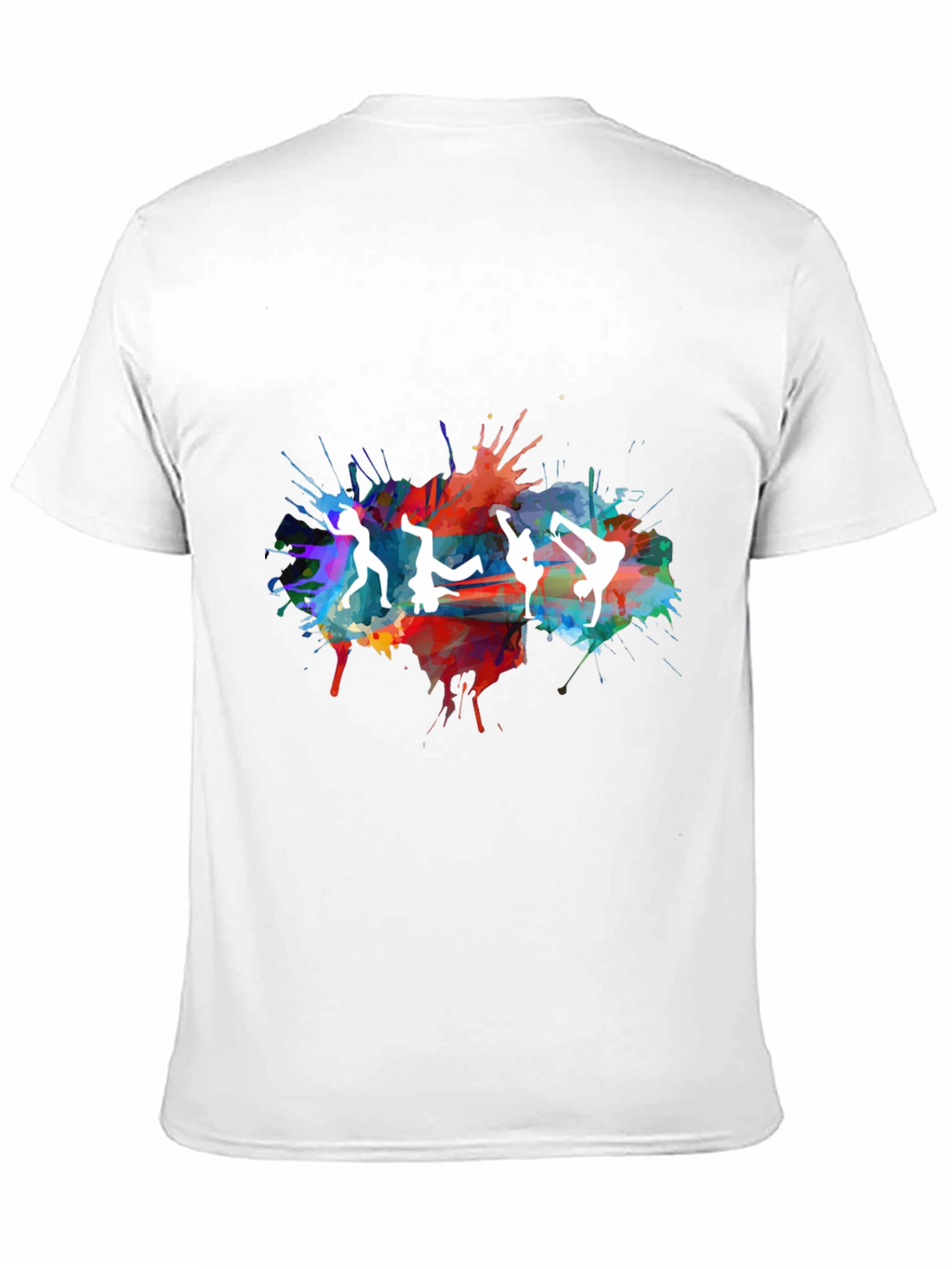 Dance Silhouette Splatter Graphic Tee