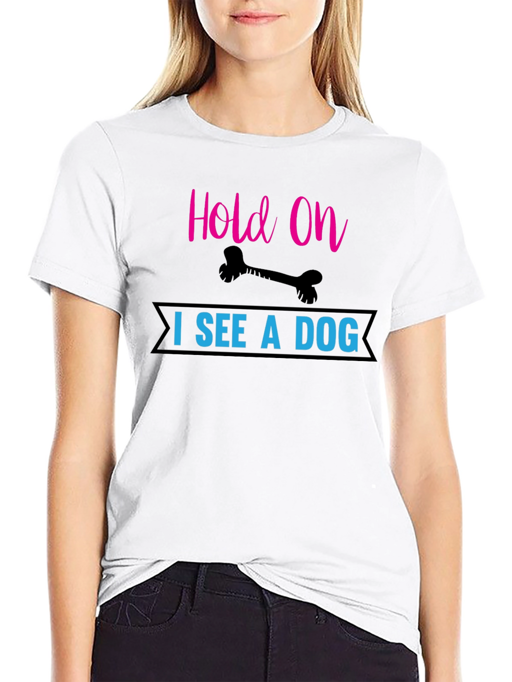Hold On I See a Dog T-Shirt