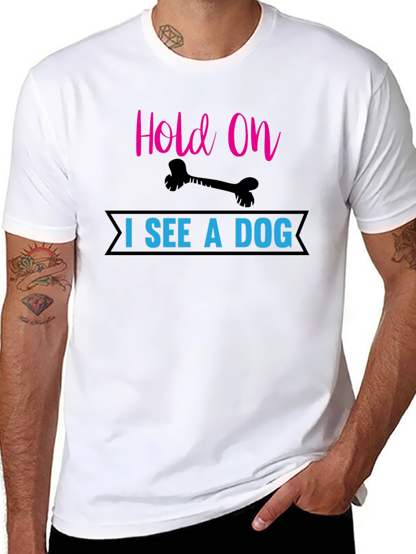 Hold On I See a Dog T-Shirt