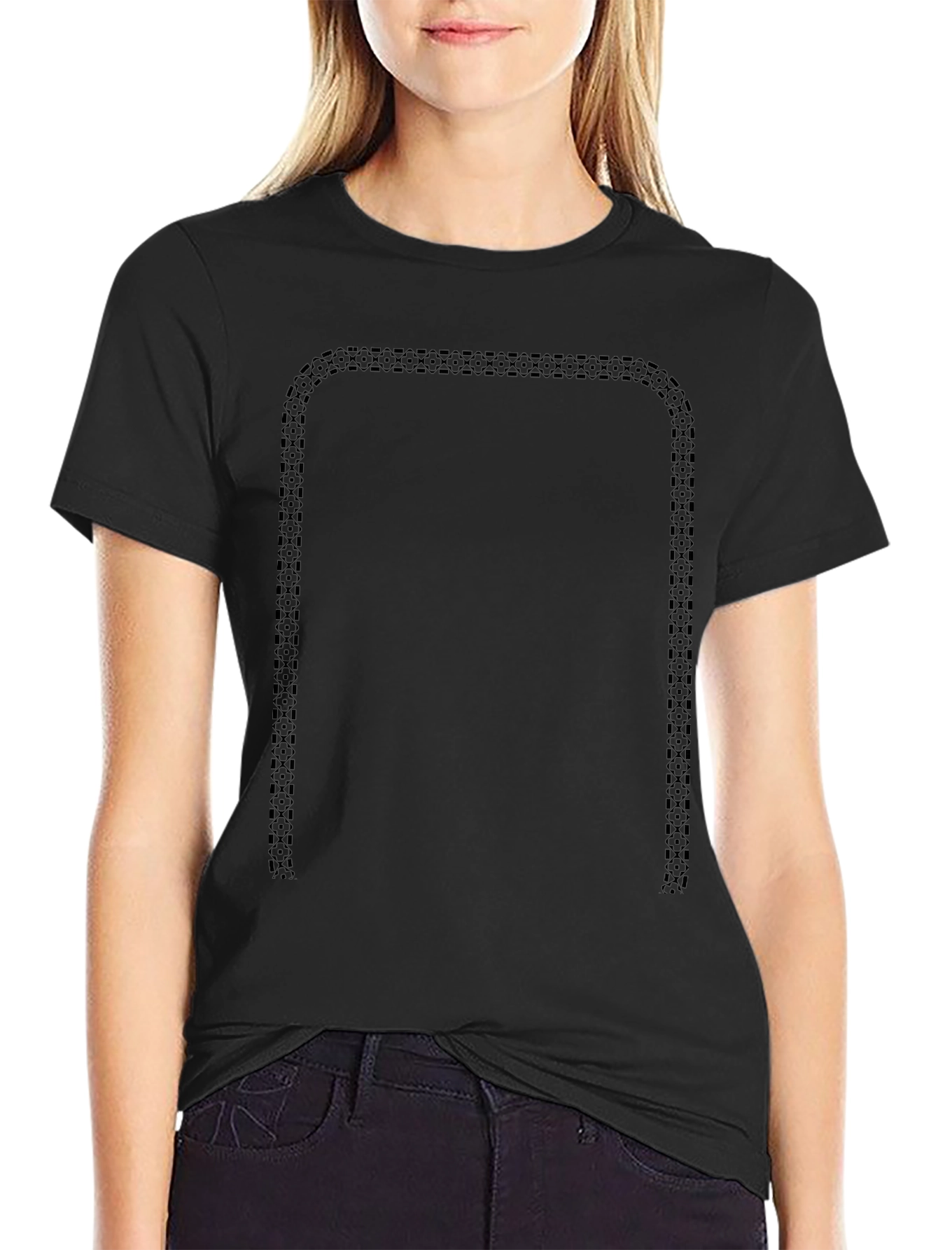 Celtic Border Black T-Shirt