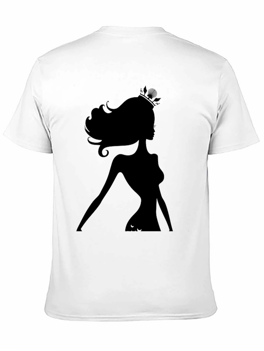 Silhouette Queen Graphic Tee - Black