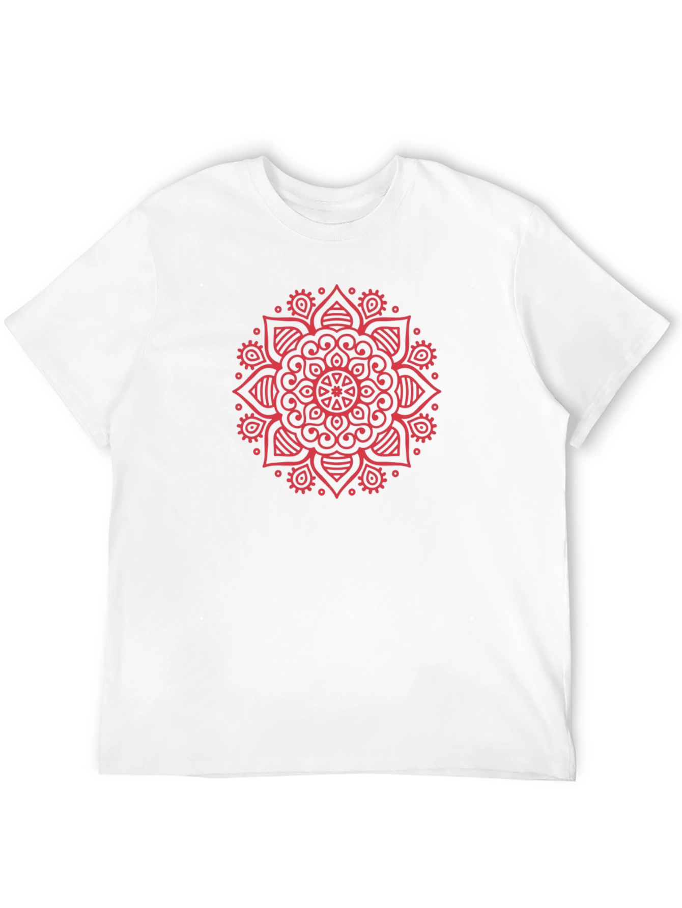Mandala Print Crew Neck T-Shirt
