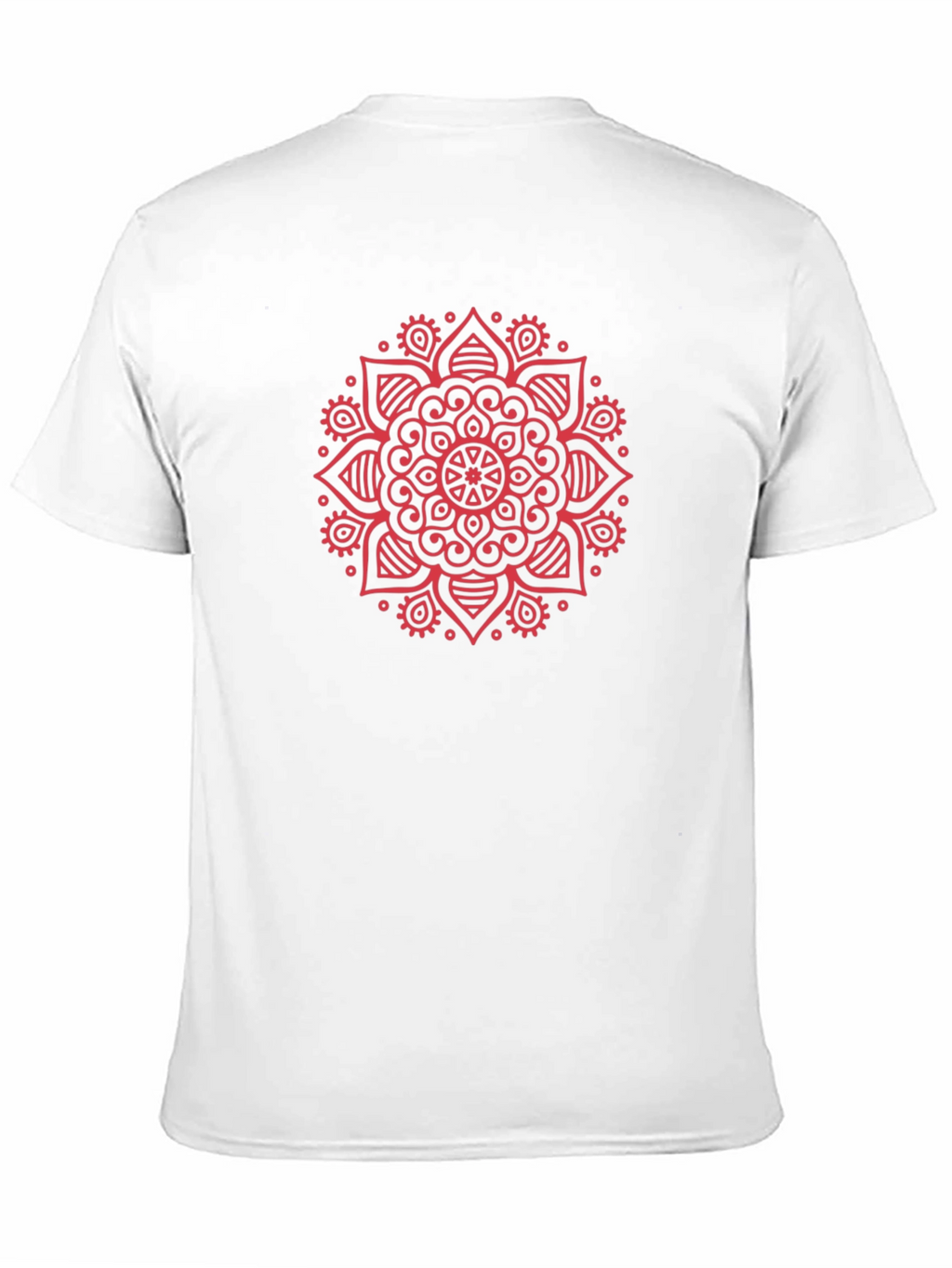 Mandala Print Crew Neck T-Shirt