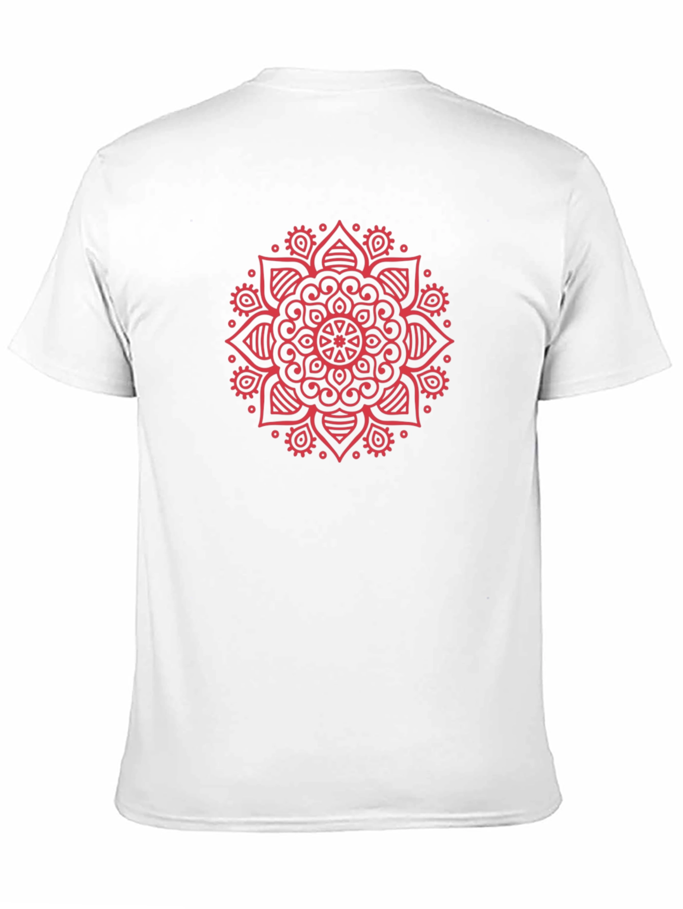 Mandala Print Crew Neck T-Shirt