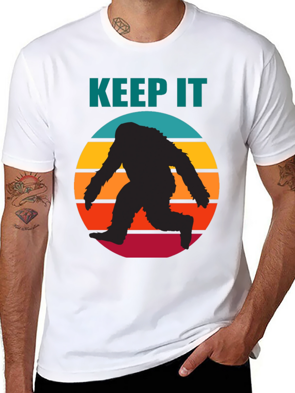 Keep It Bigfoot Sunset T-Shirt