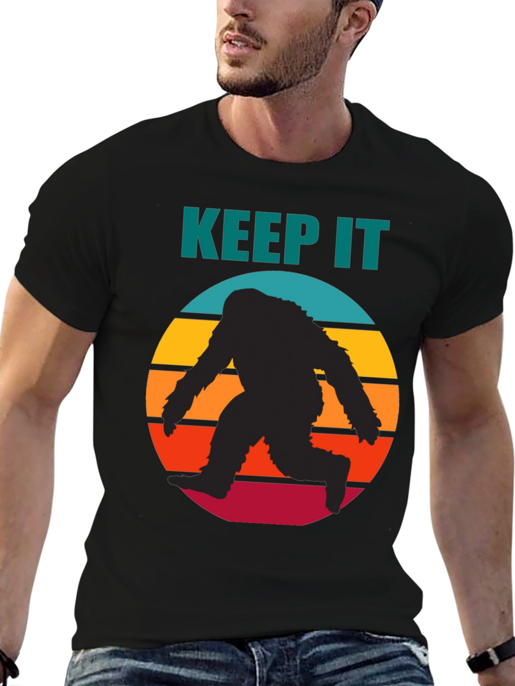 Keep It Bigfoot Sunset T-Shirt