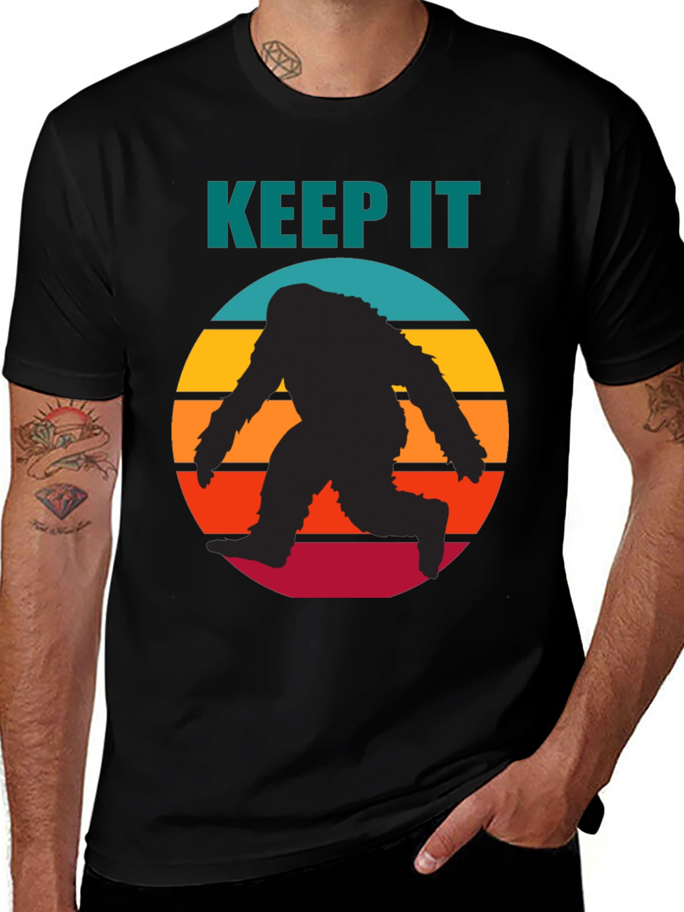 Keep It Bigfoot Sunset T-Shirt