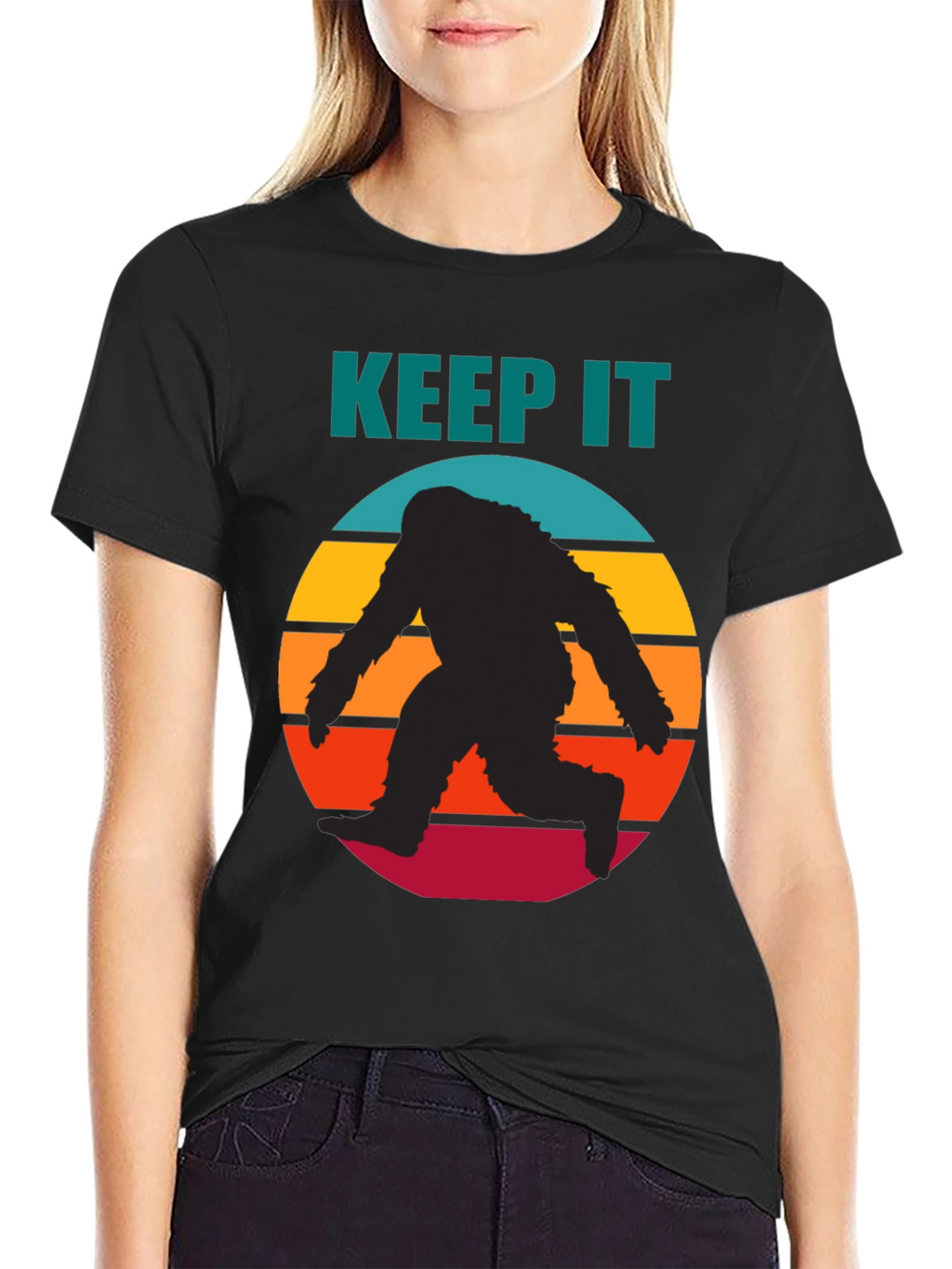 Keep It Bigfoot Sunset T-Shirt