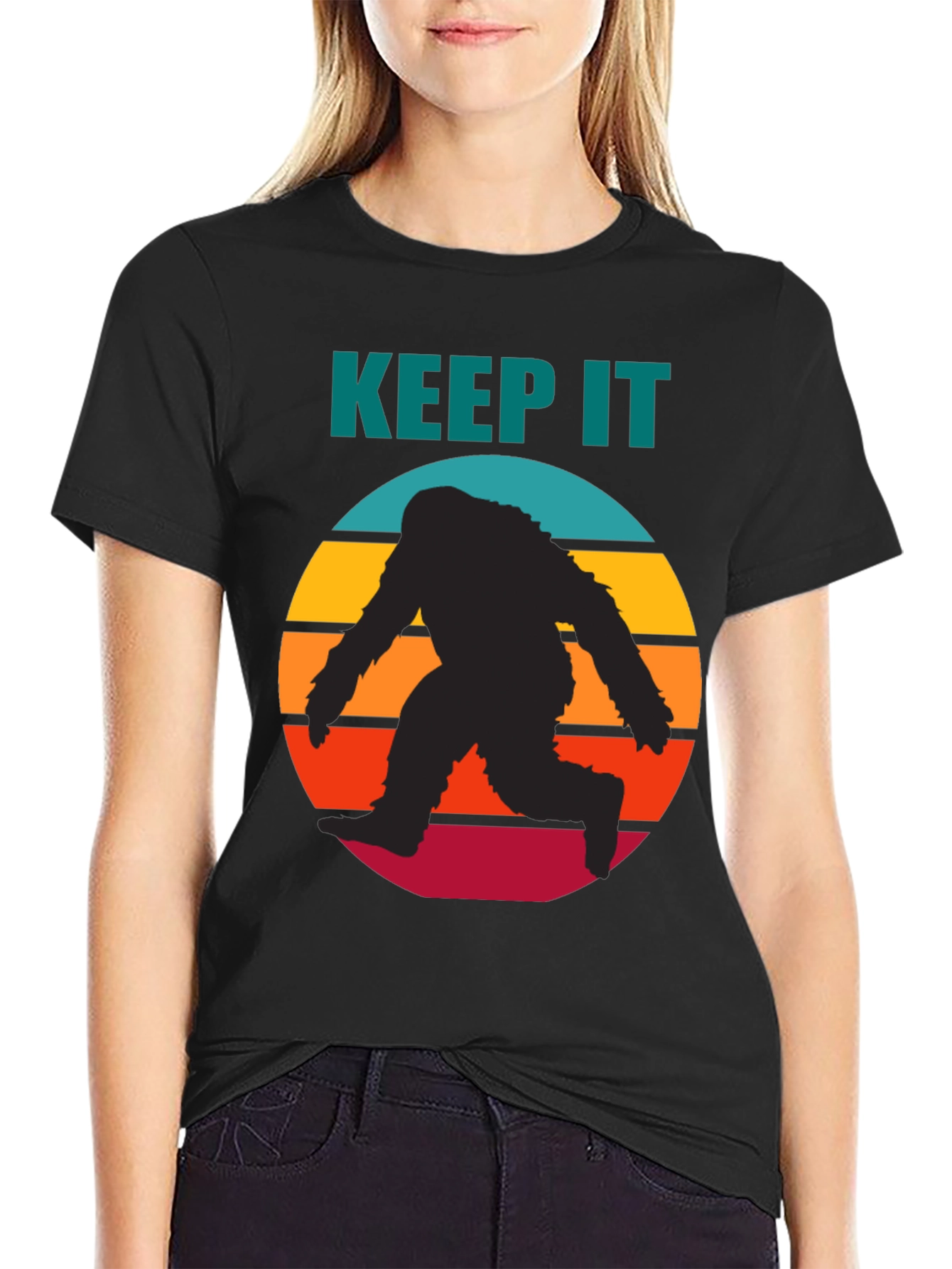 Keep It Bigfoot Sunset T-Shirt