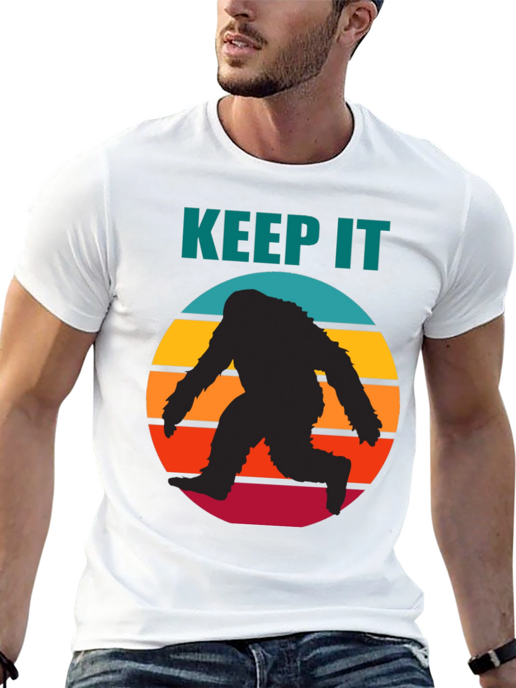 Keep It Bigfoot Sunset T-Shirt