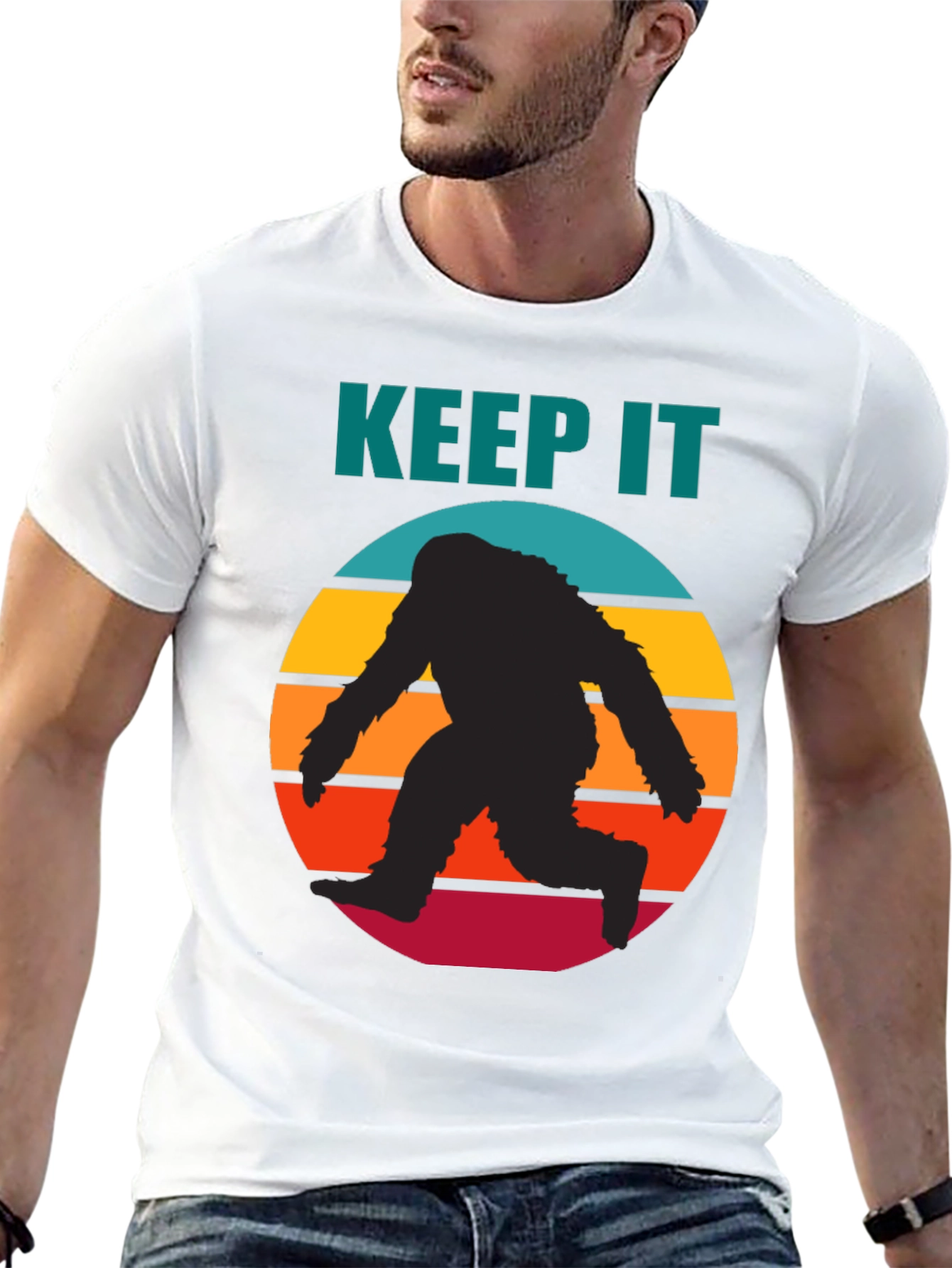 Keep It Bigfoot Sunset T-Shirt