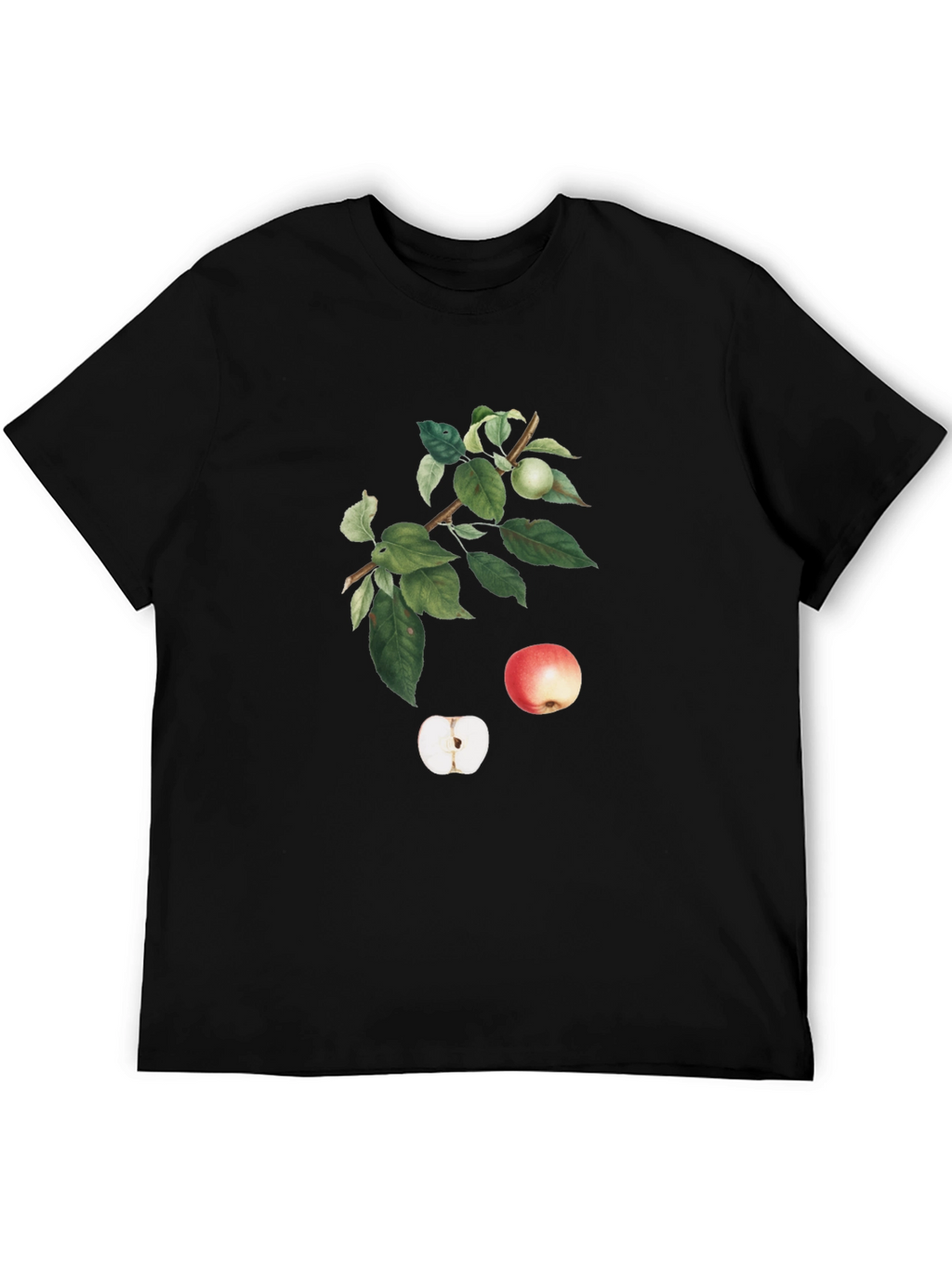 Apple Orchard Graphic T-Shirt - Black