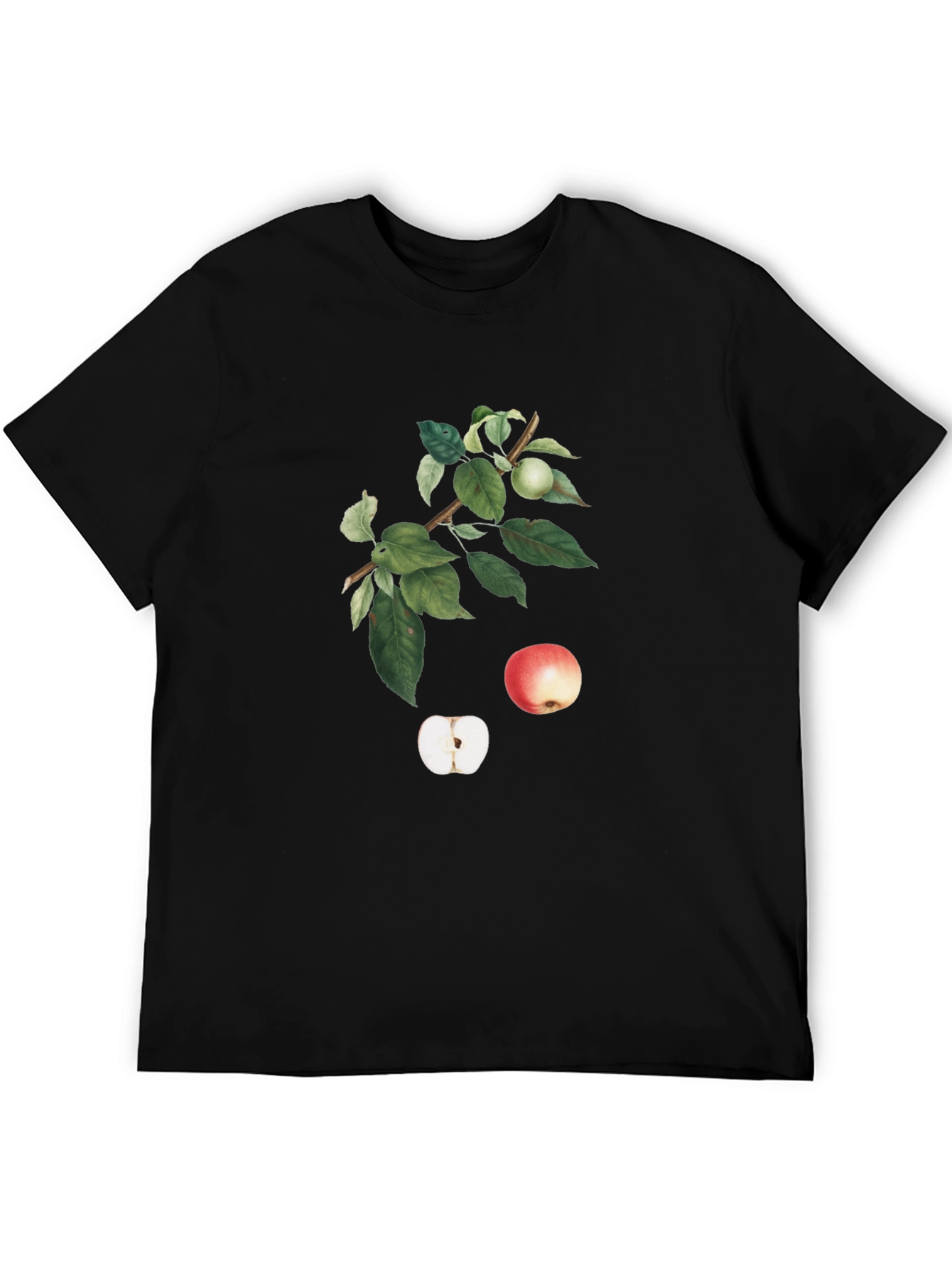 Apple Orchard Graphic T-Shirt - Black