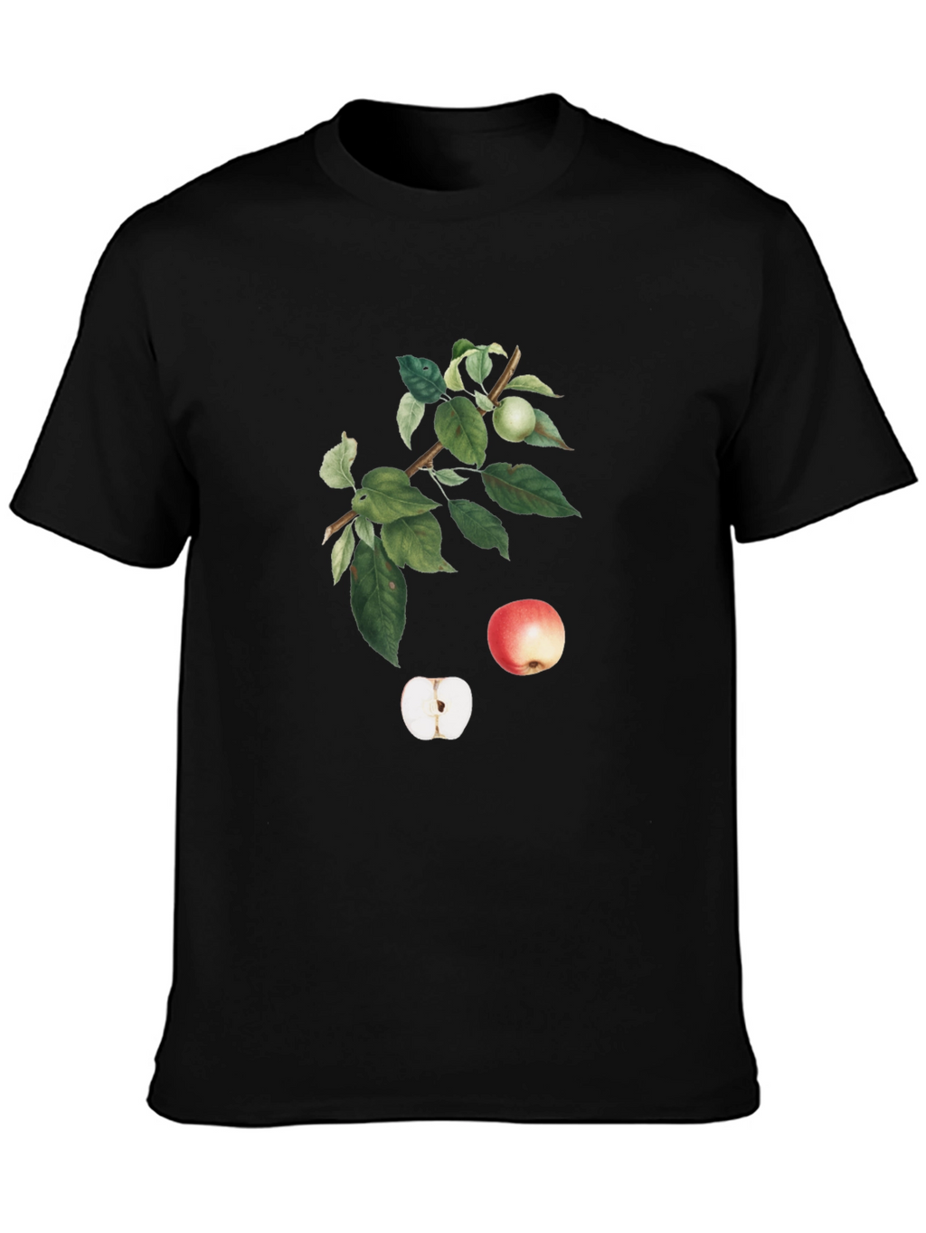 Apple Orchard Graphic T-Shirt - Black