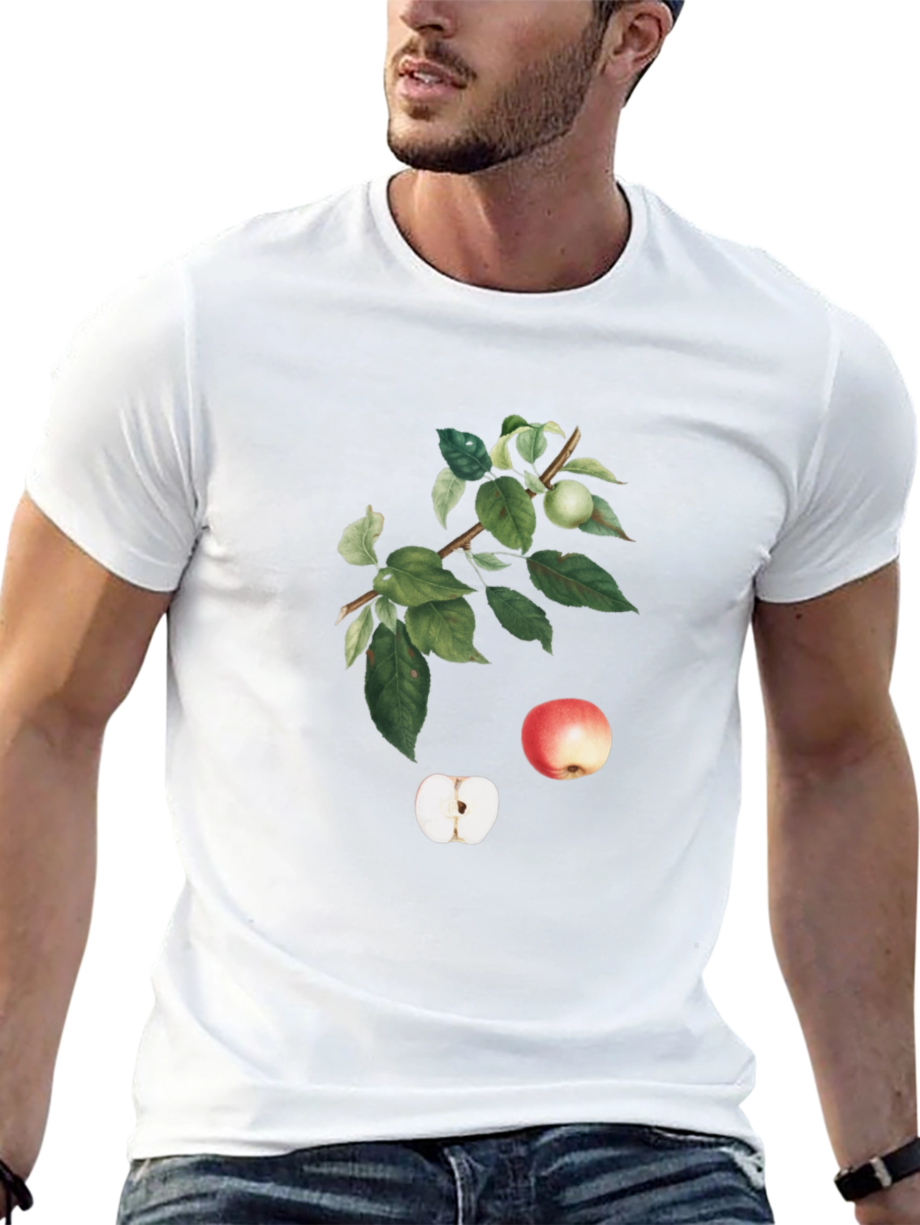 Apple Orchard Graphic T-Shirt - Black