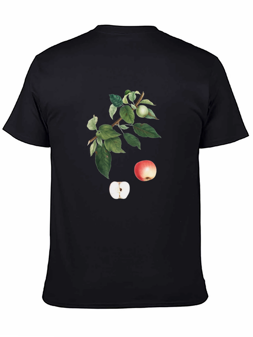 Apple Orchard Graphic T-Shirt - Black