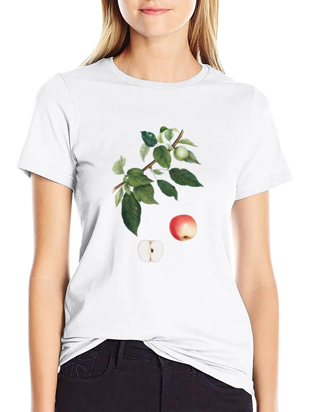 Apple Orchard Graphic T-Shirt - Black