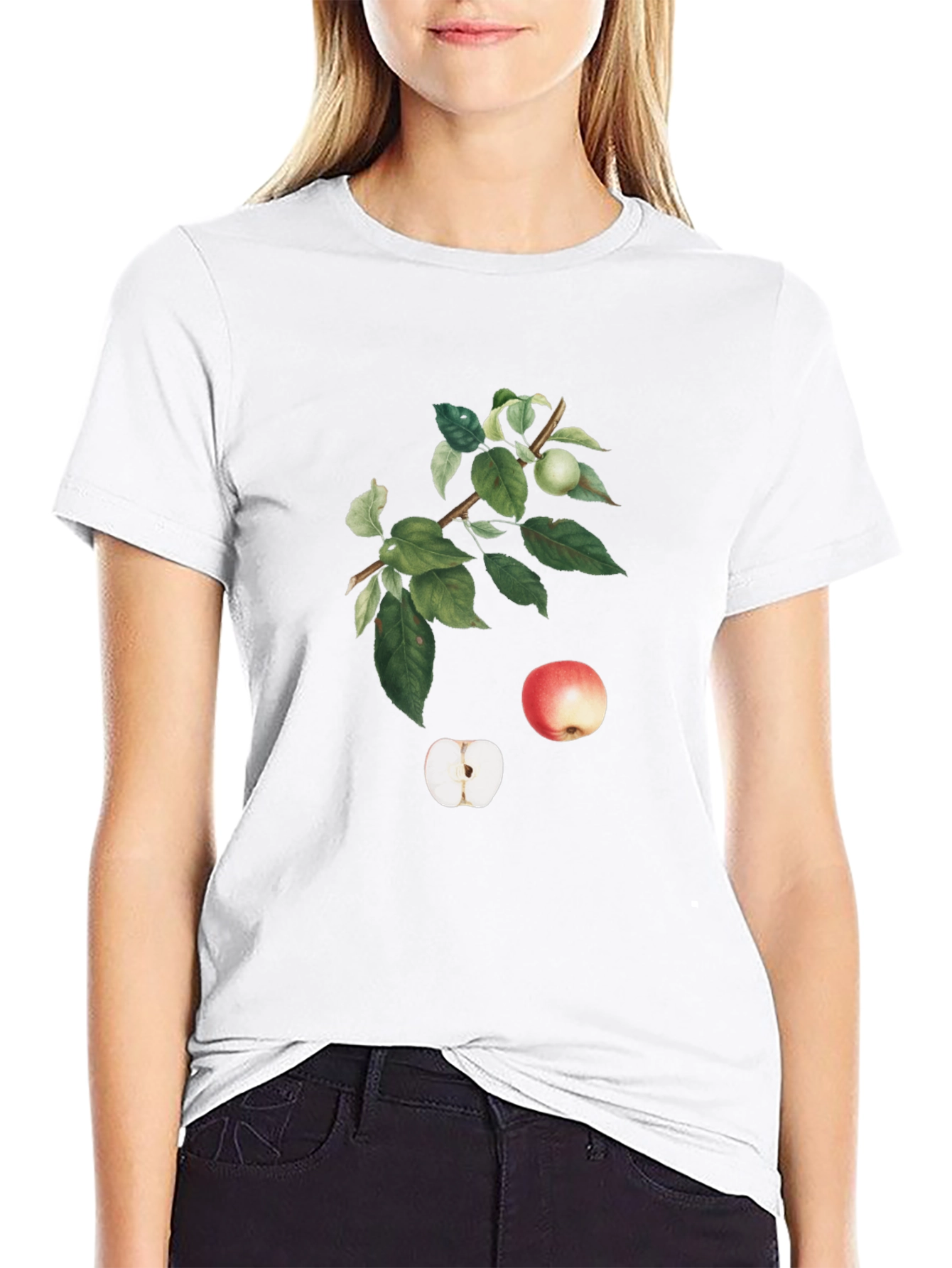 Apple Orchard Graphic T-Shirt - Black