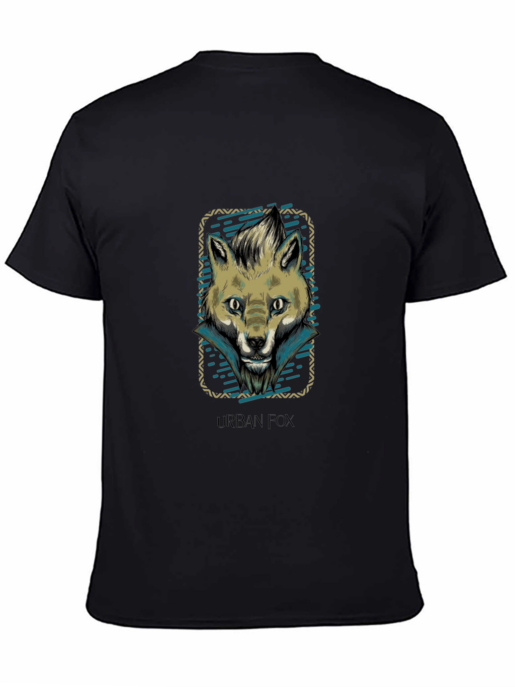 Urban Fox Graphic Print Crew Neck T-Shirt