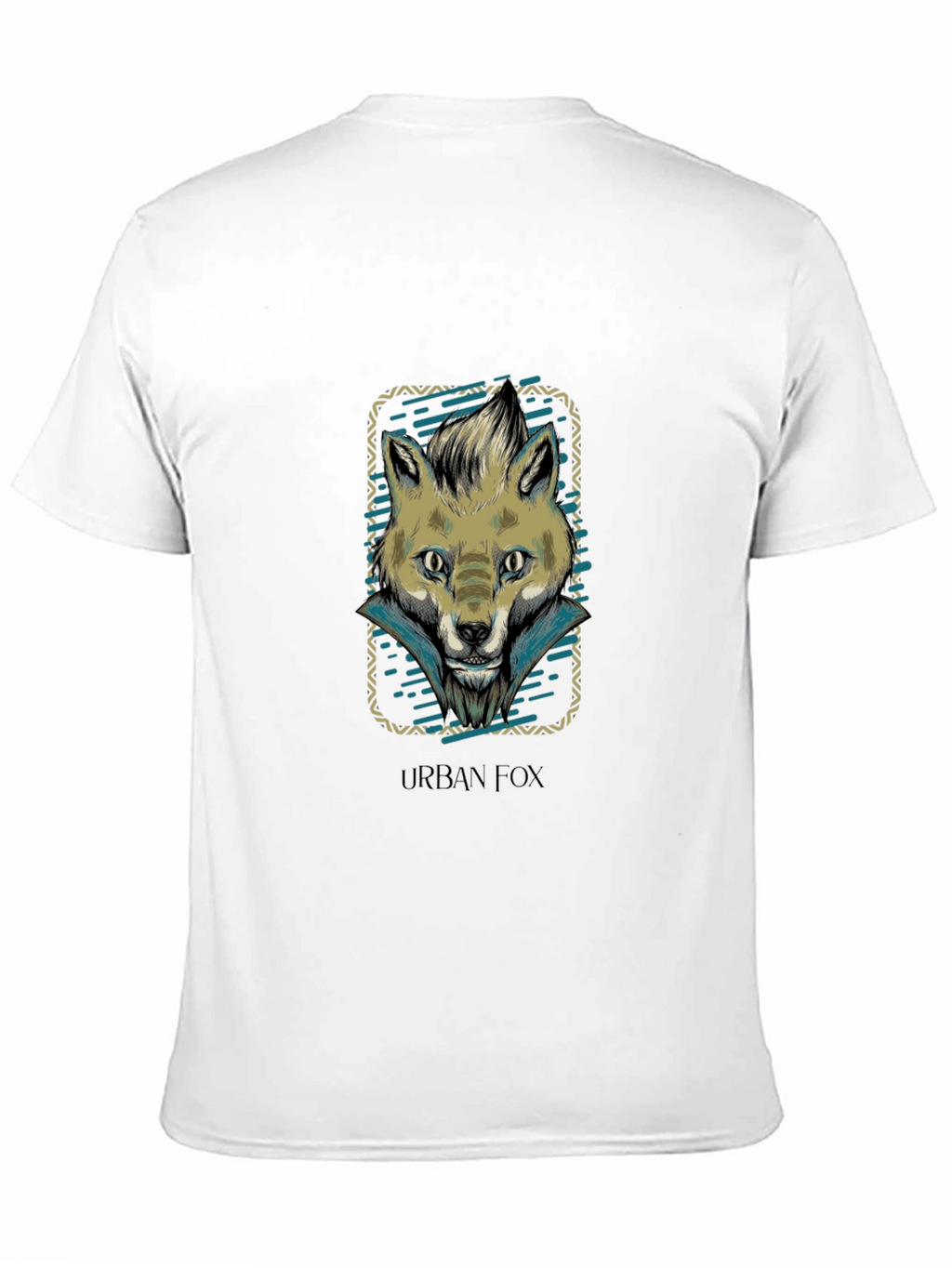 Urban Fox Graphic Print Crew Neck T-Shirt