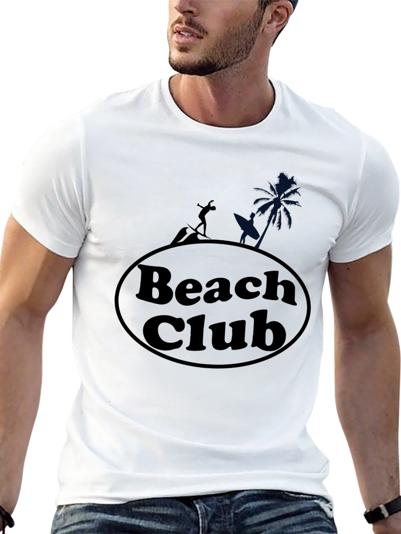 Beach Club Graphic T-Shirt - Stylish & Comfortable