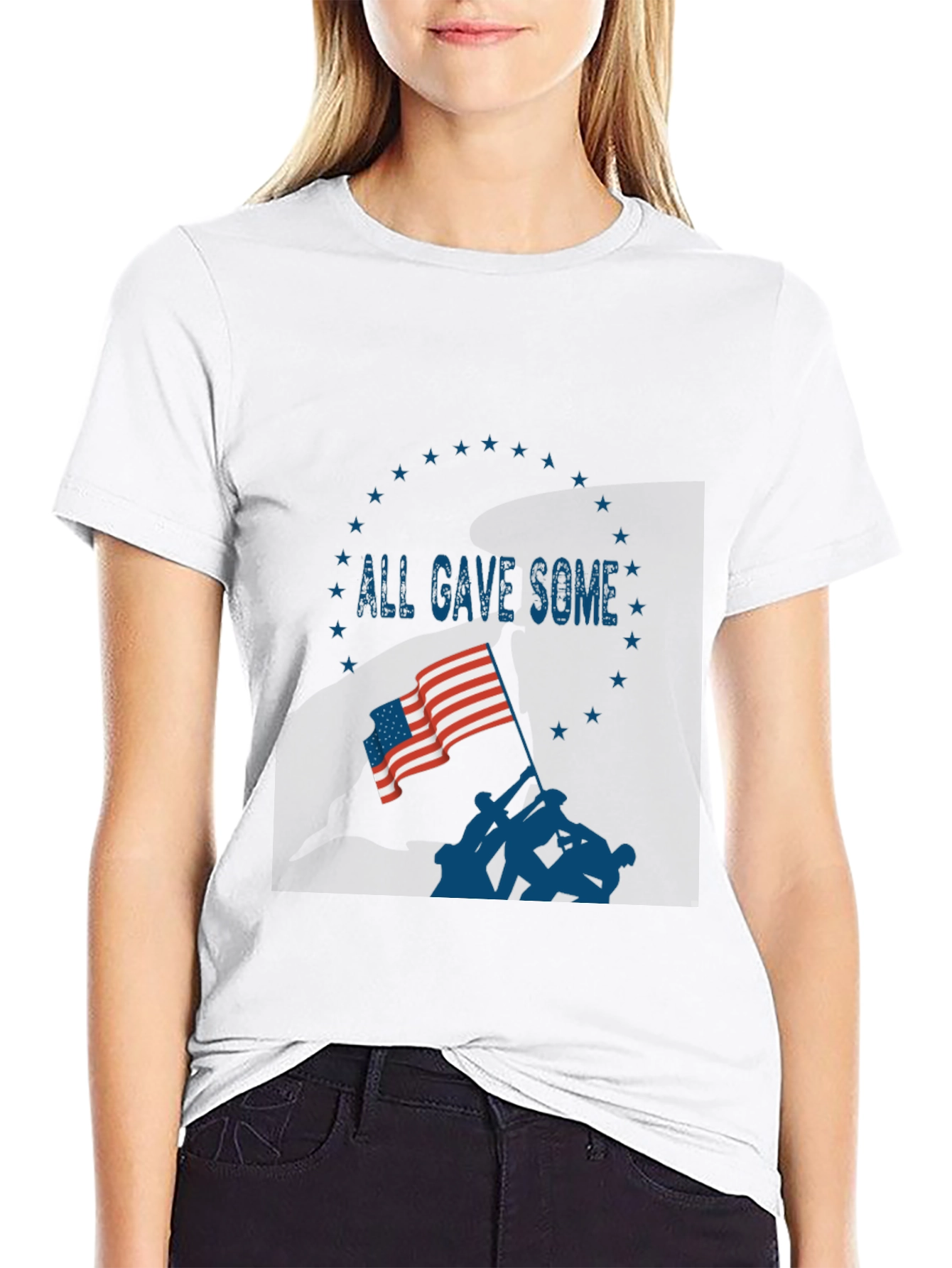 All Gave Some Patriotic Graphic T-Shirt