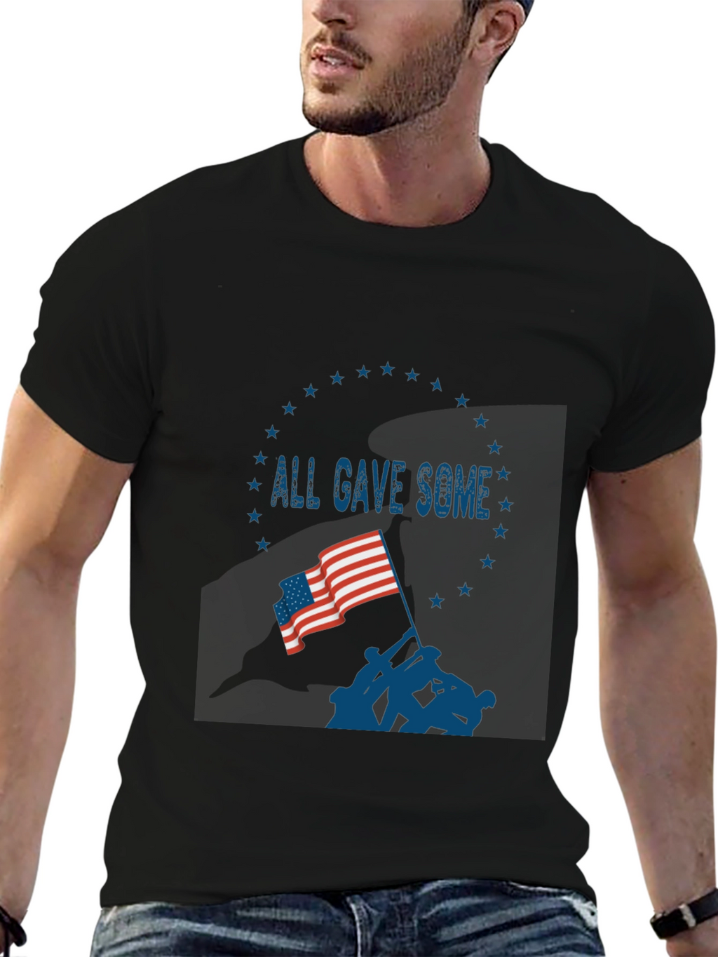 All Gave Some Patriotic Graphic T-Shirt