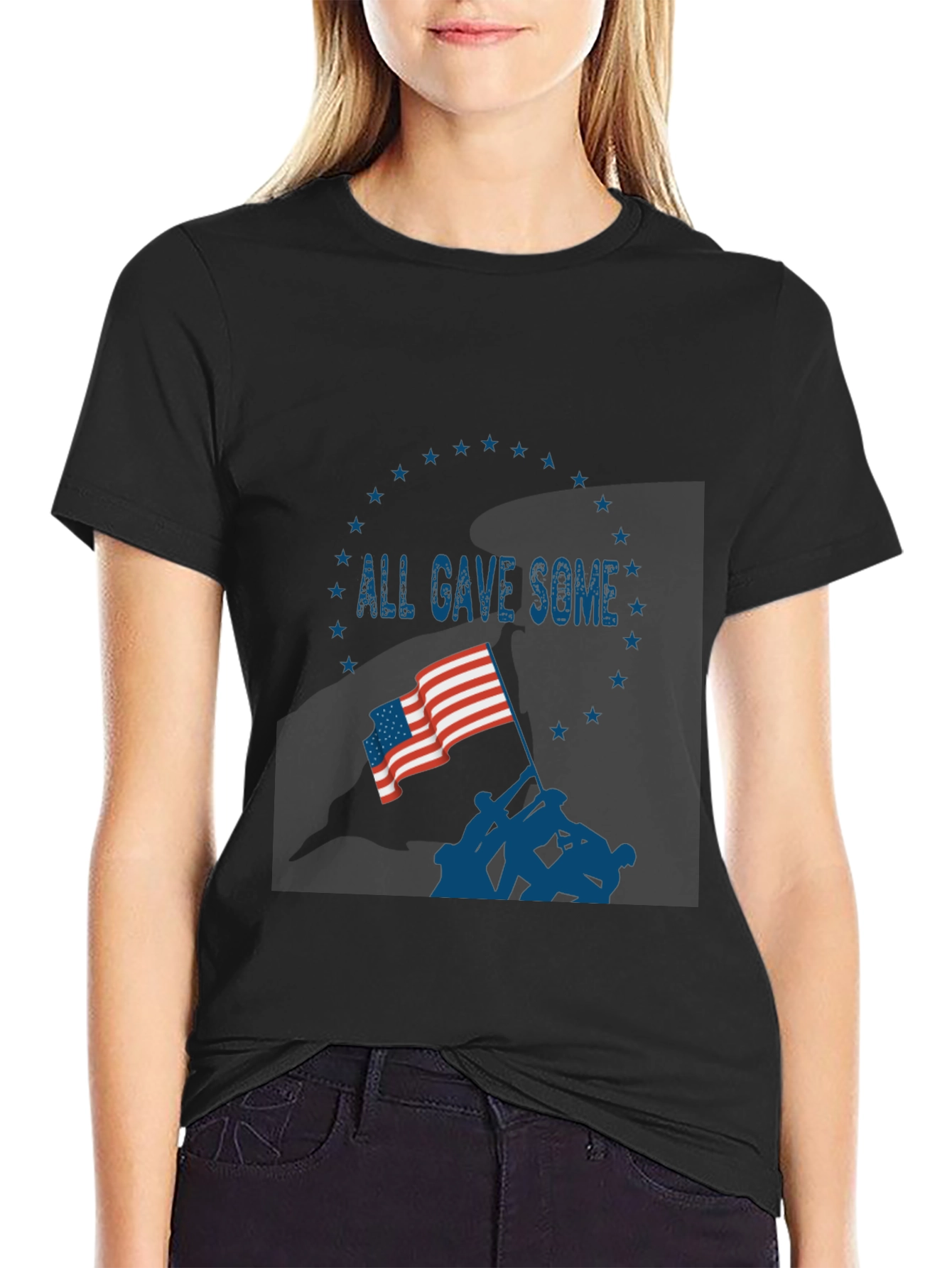 All Gave Some Patriotic Graphic T-Shirt