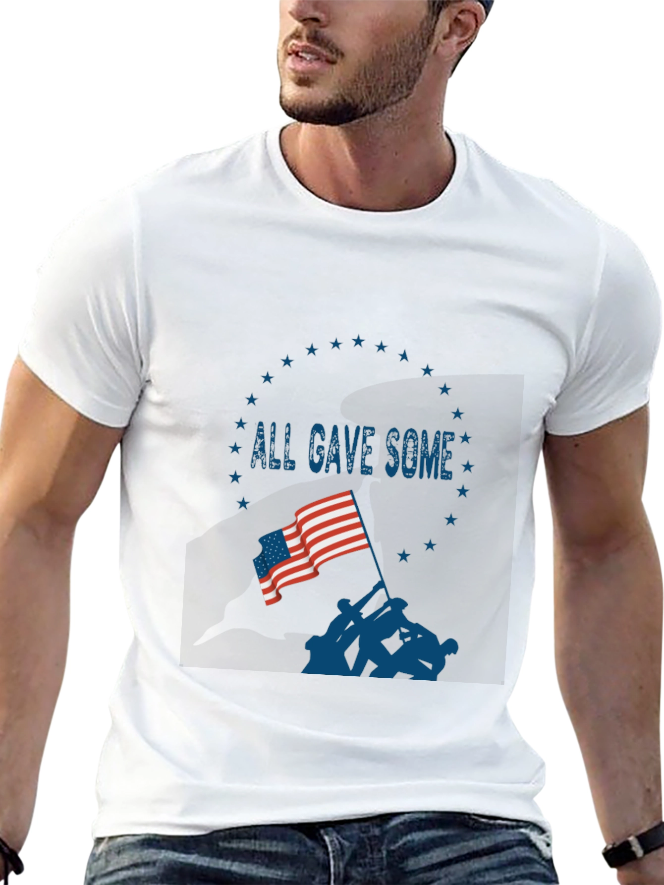 All Gave Some Patriotic Graphic T-Shirt