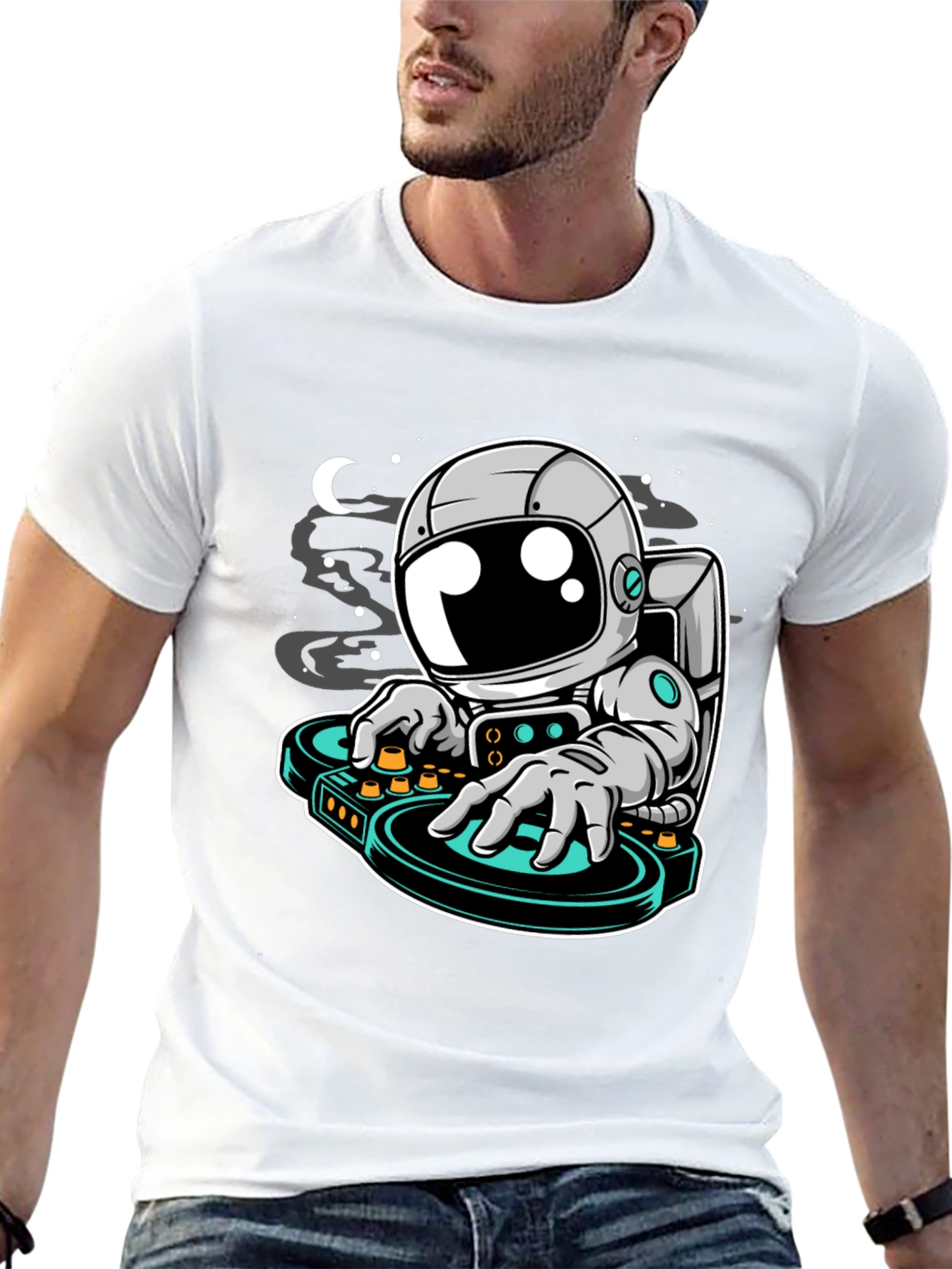 DJ Astronaut T-Shirt - Space Beats Tee
