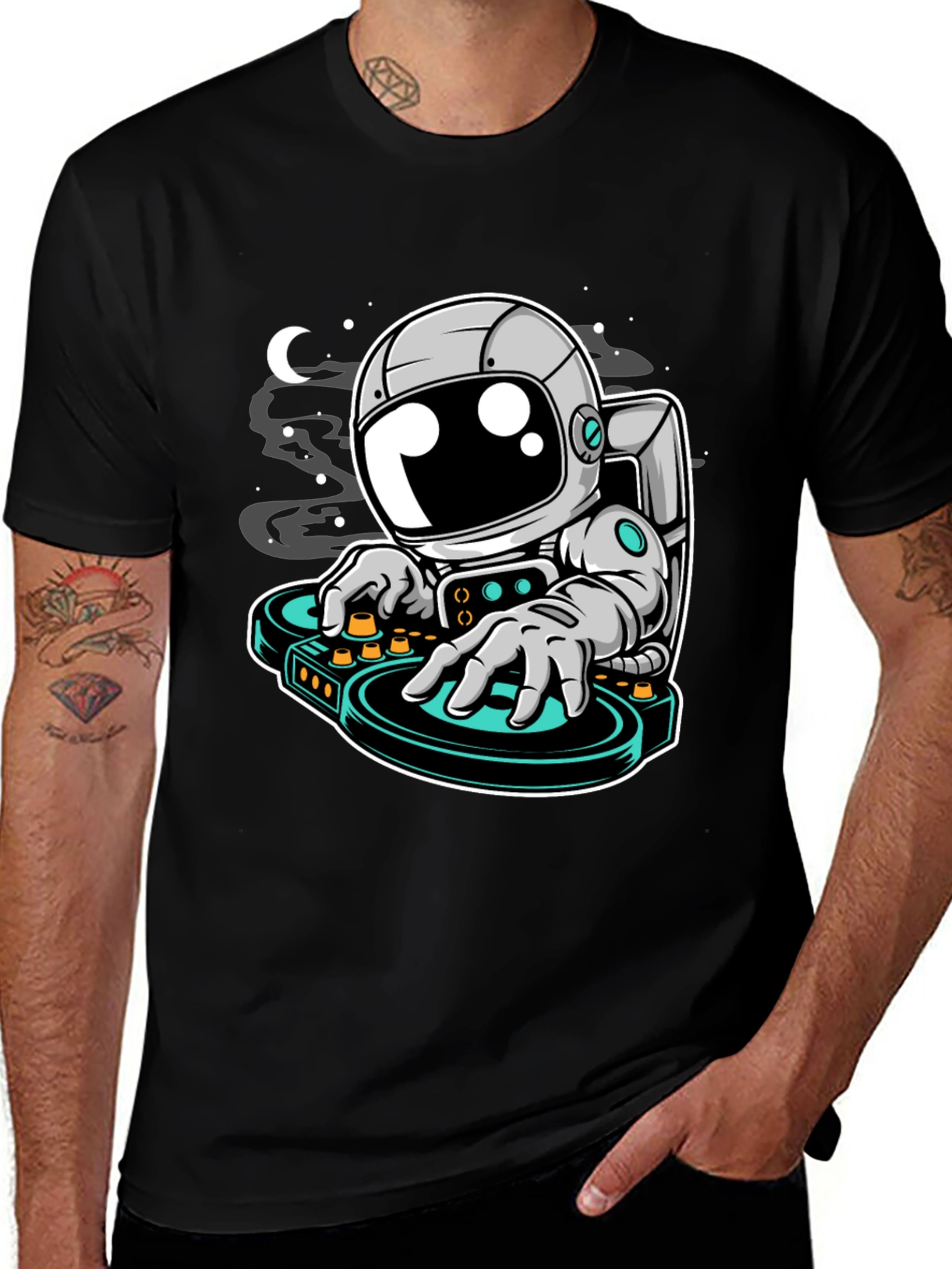 DJ Astronaut T-Shirt - Space Beats Tee