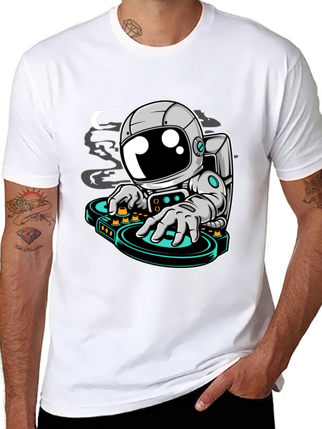 DJ Astronaut T-Shirt - Space Beats Tee