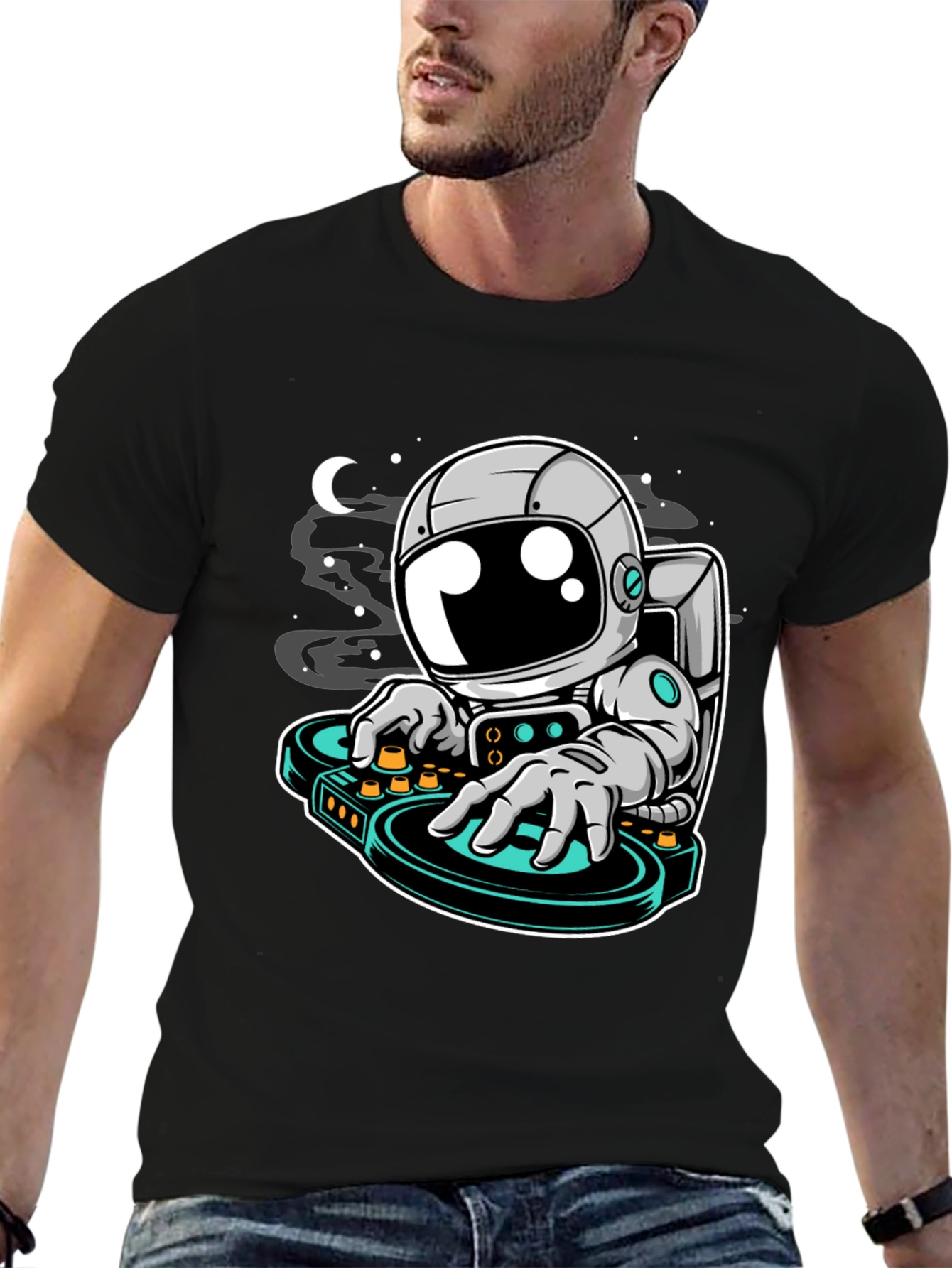 DJ Astronaut T-Shirt - Space Beats Tee