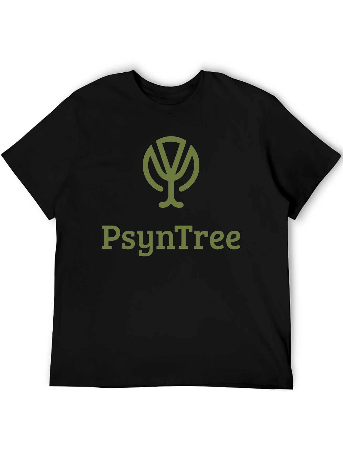 PsyNTree Black T-Shirt - Unique Graphic Tee
