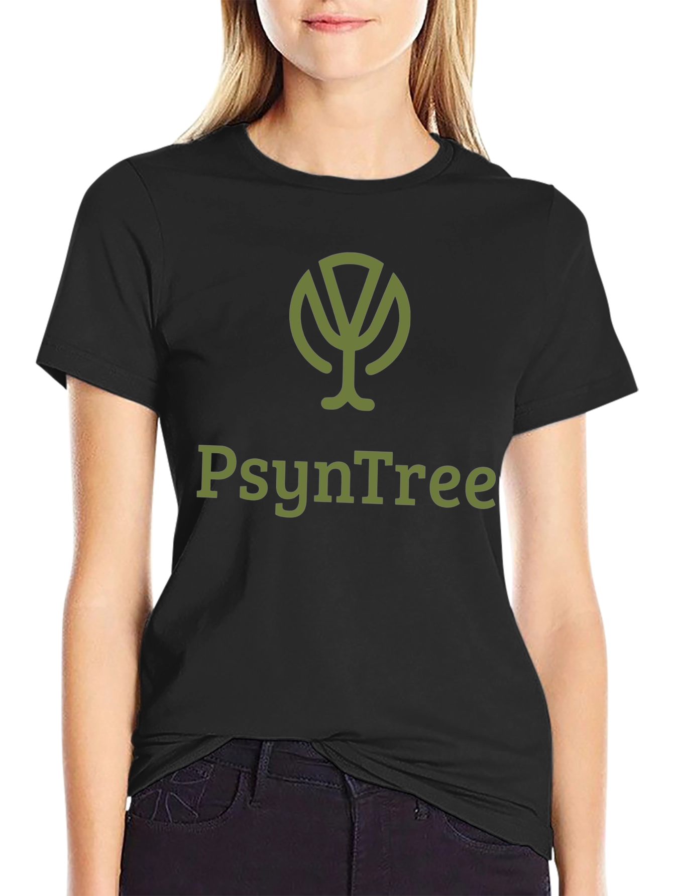 PsyNTree Black T-Shirt - Unique Graphic Tee