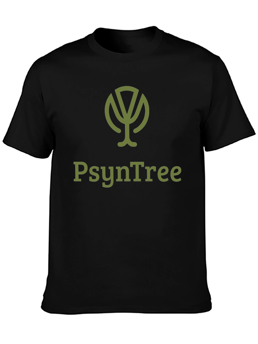 PsyNTree Black T-Shirt - Unique Graphic Tee