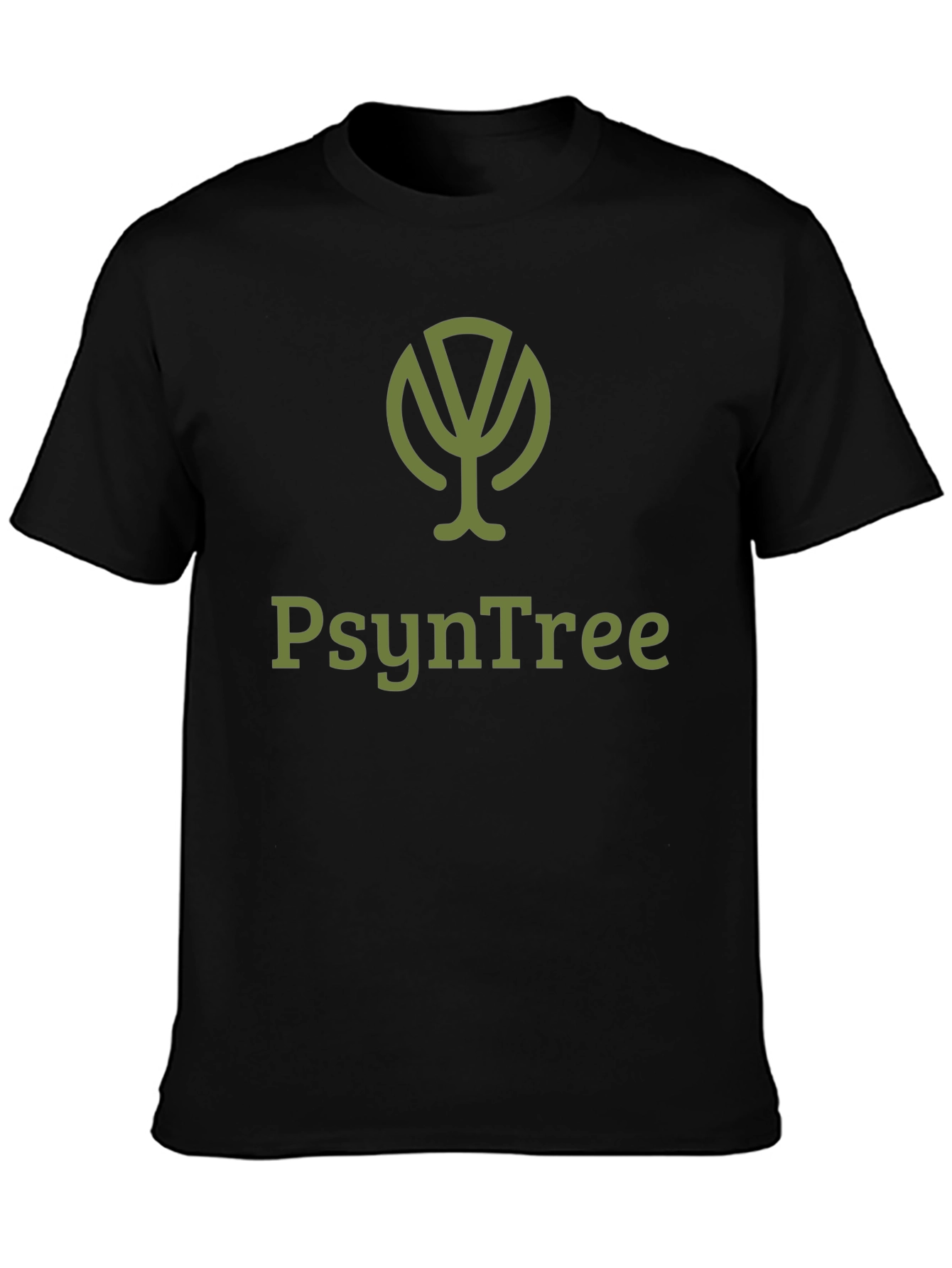 PsyNTree Black T-Shirt - Unique Graphic Tee