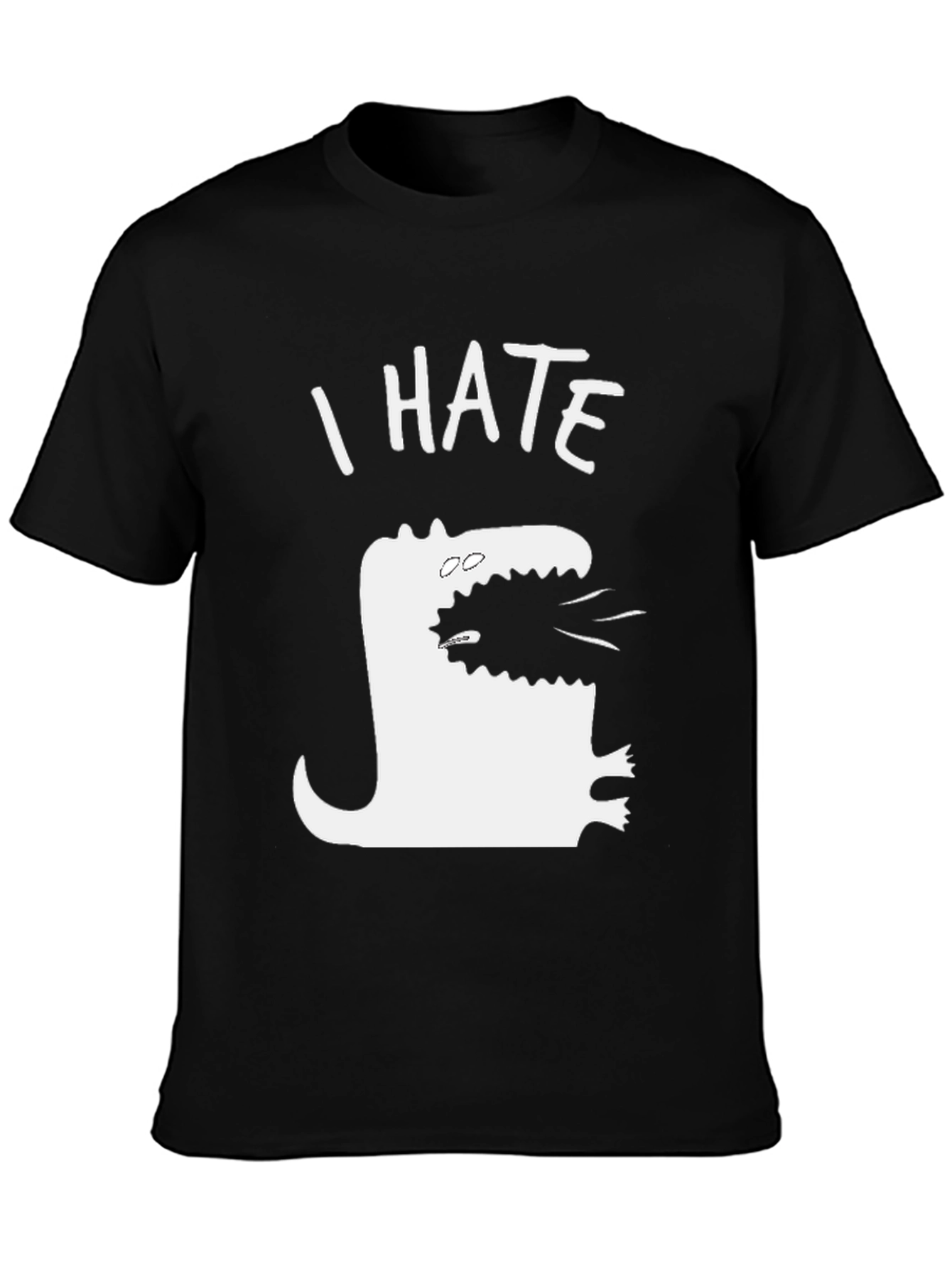 I Hate T-Rex Funny Graphic Tee