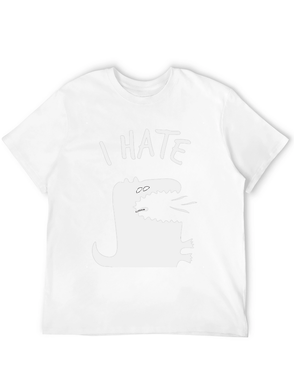 I Hate T-Rex Funny Graphic Tee