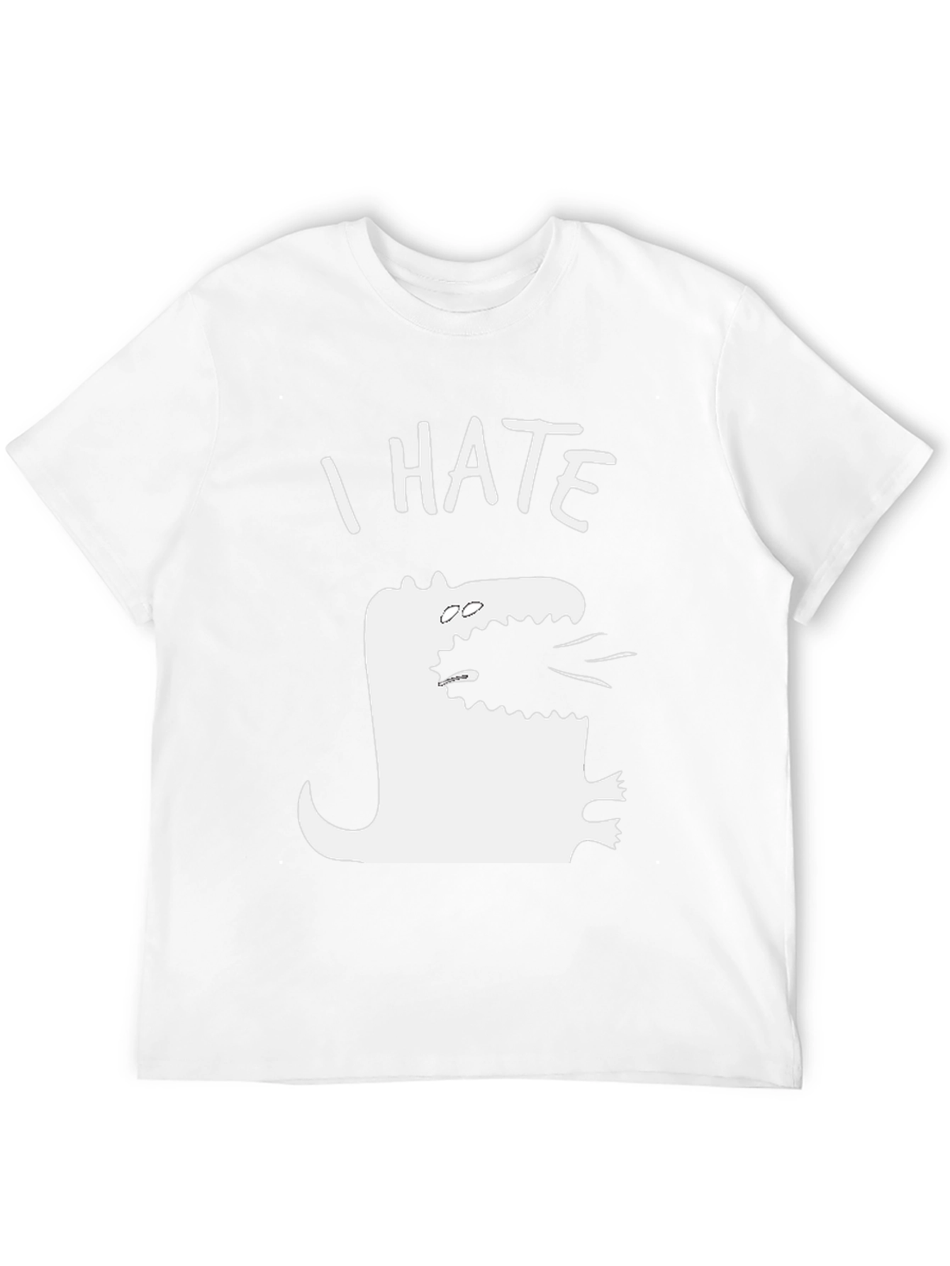 I Hate T-Rex Funny Graphic Tee