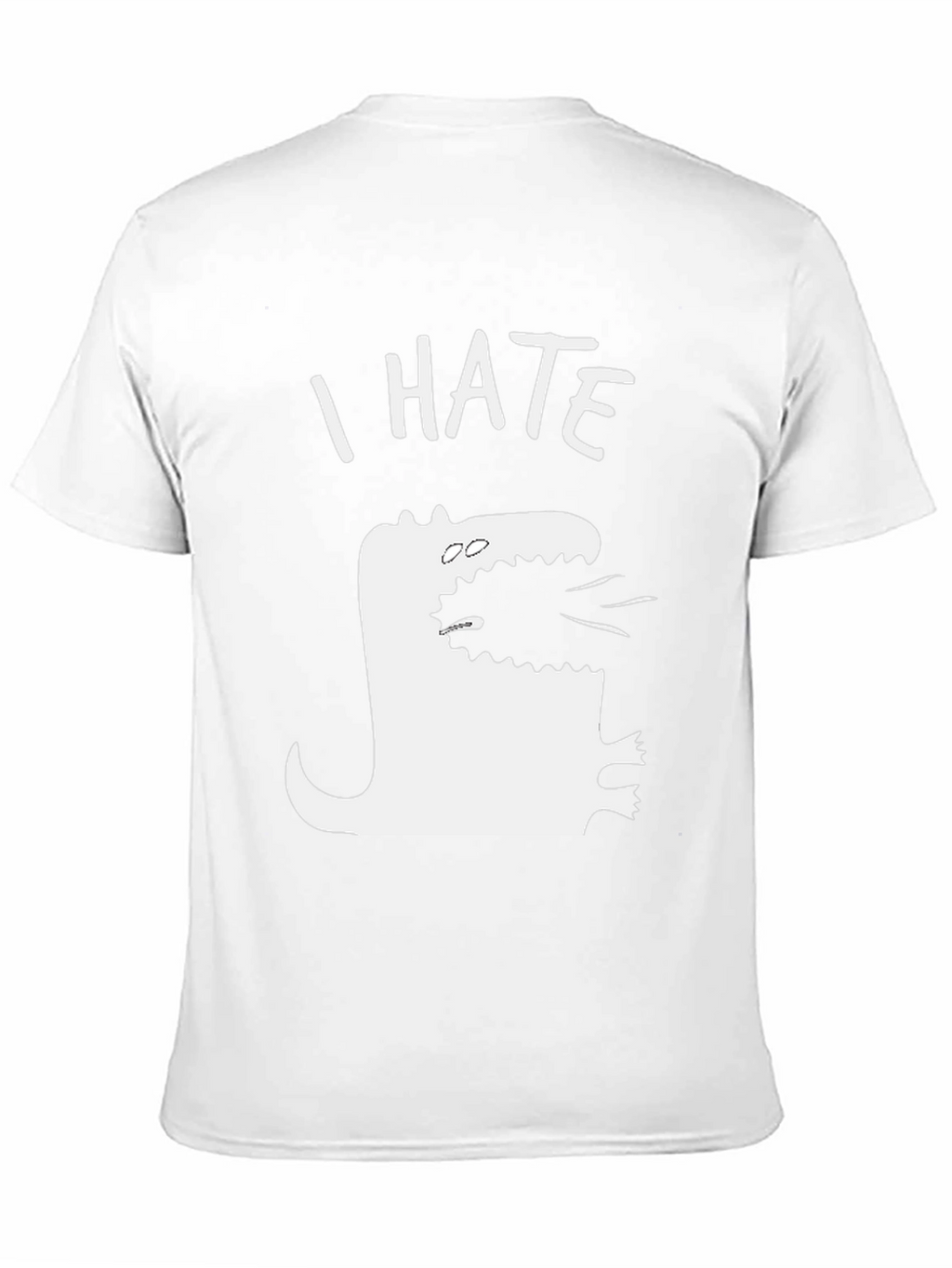 I Hate T-Rex Funny Graphic Tee