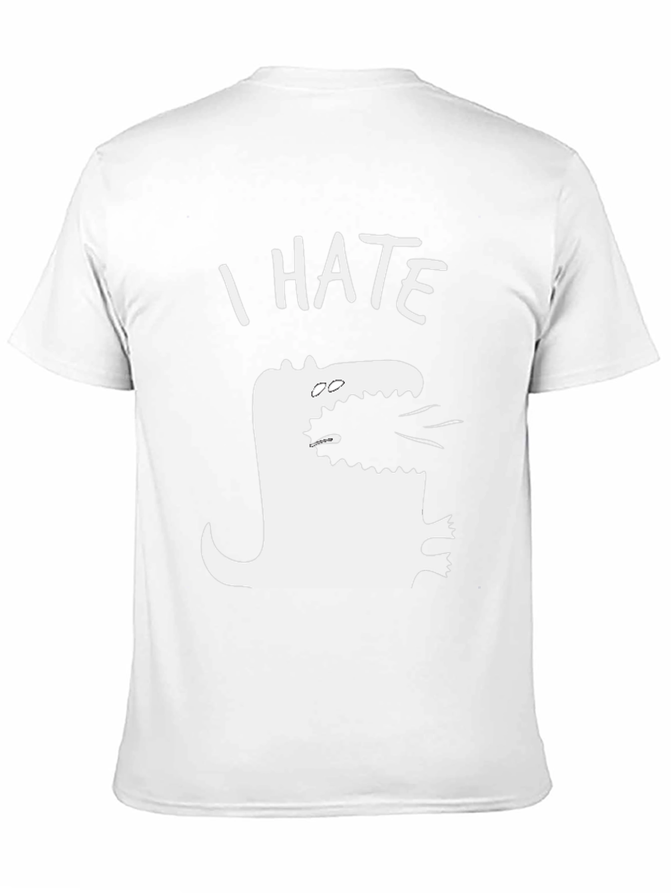 I Hate T-Rex Funny Graphic Tee