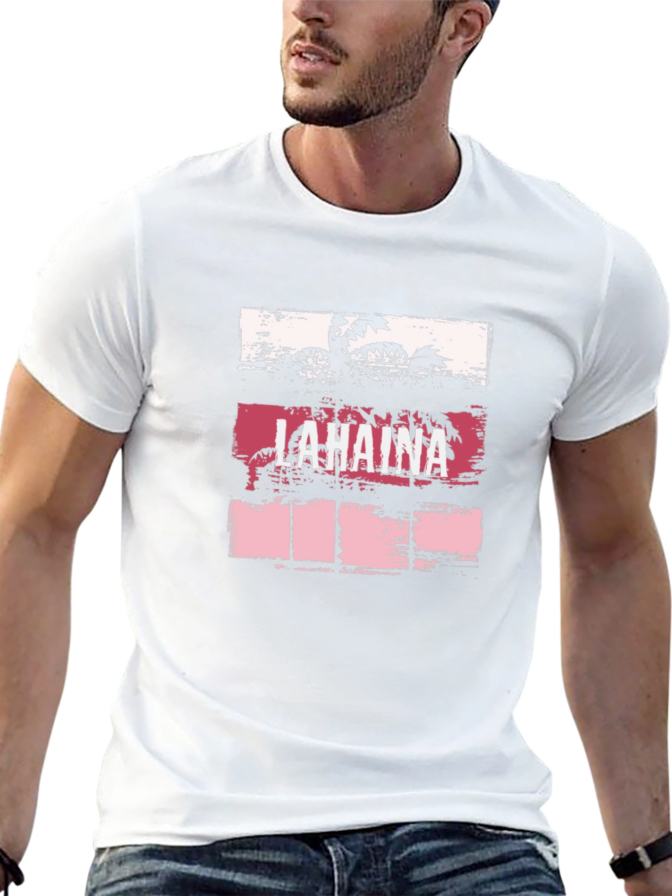 Lahaina Palm Tree Graphic T-Shirt