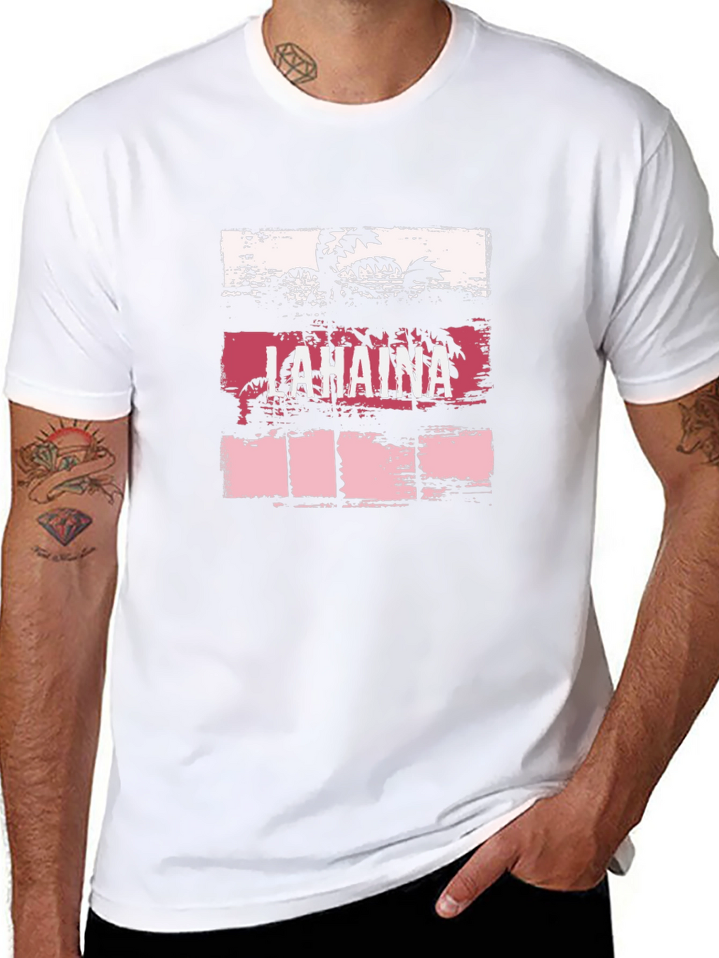 Lahaina Palm Tree Graphic T-Shirt