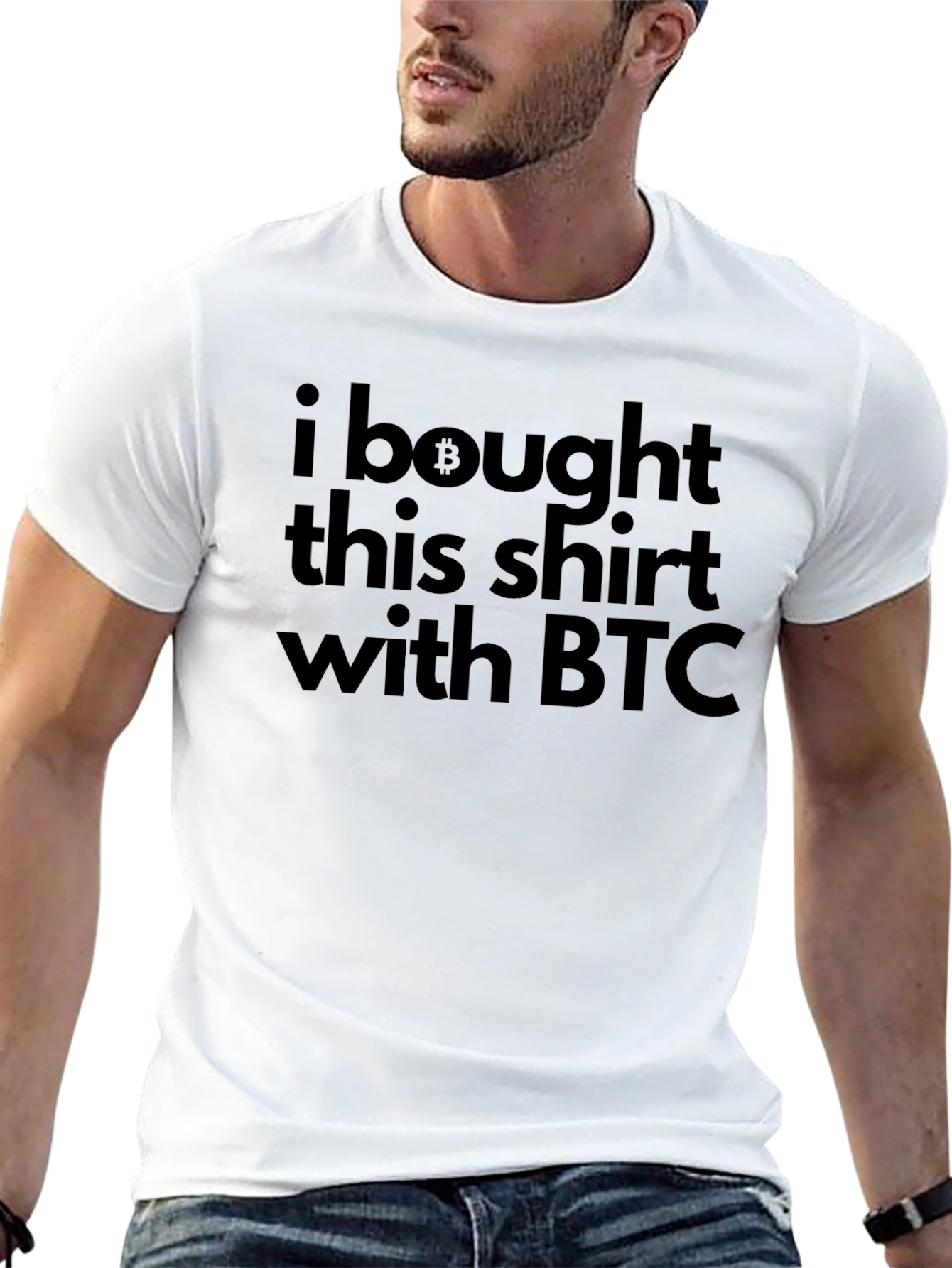 Bitcoin BTC Crypto T-Shirt - I Bought This With BTC